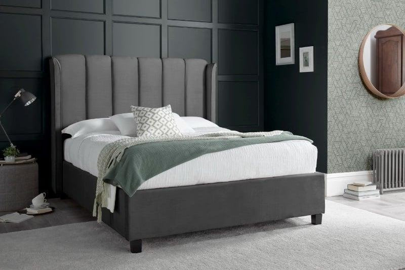 Fabric 2 Drawer Storage Bed