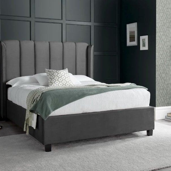 Fabric 2 Drawer Storage Bed