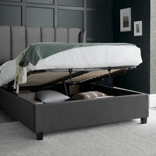 Fabric 2 Drawer Storage Bed