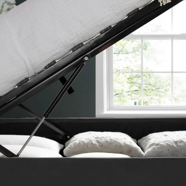 Fabric 2 Drawer Storage Bed