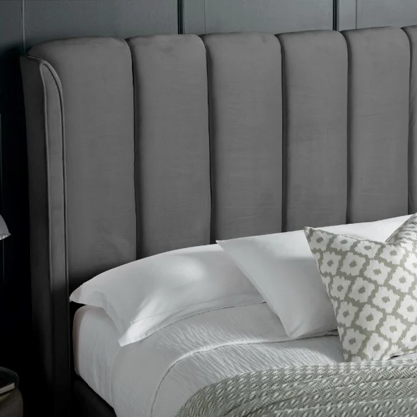 Fabric 2 Drawer Storage Bed