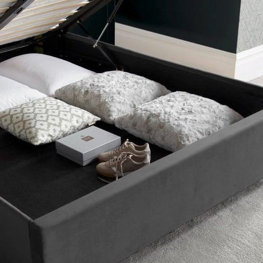Fabric 2 Drawer Storage Bed