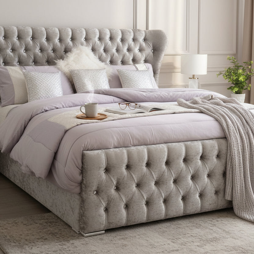 Genoa Wingback Bed - Dante Furniture