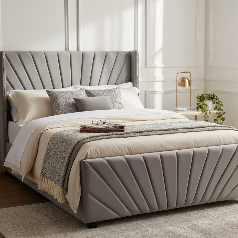 Pearl Wingback Bed - Dante Furniture
