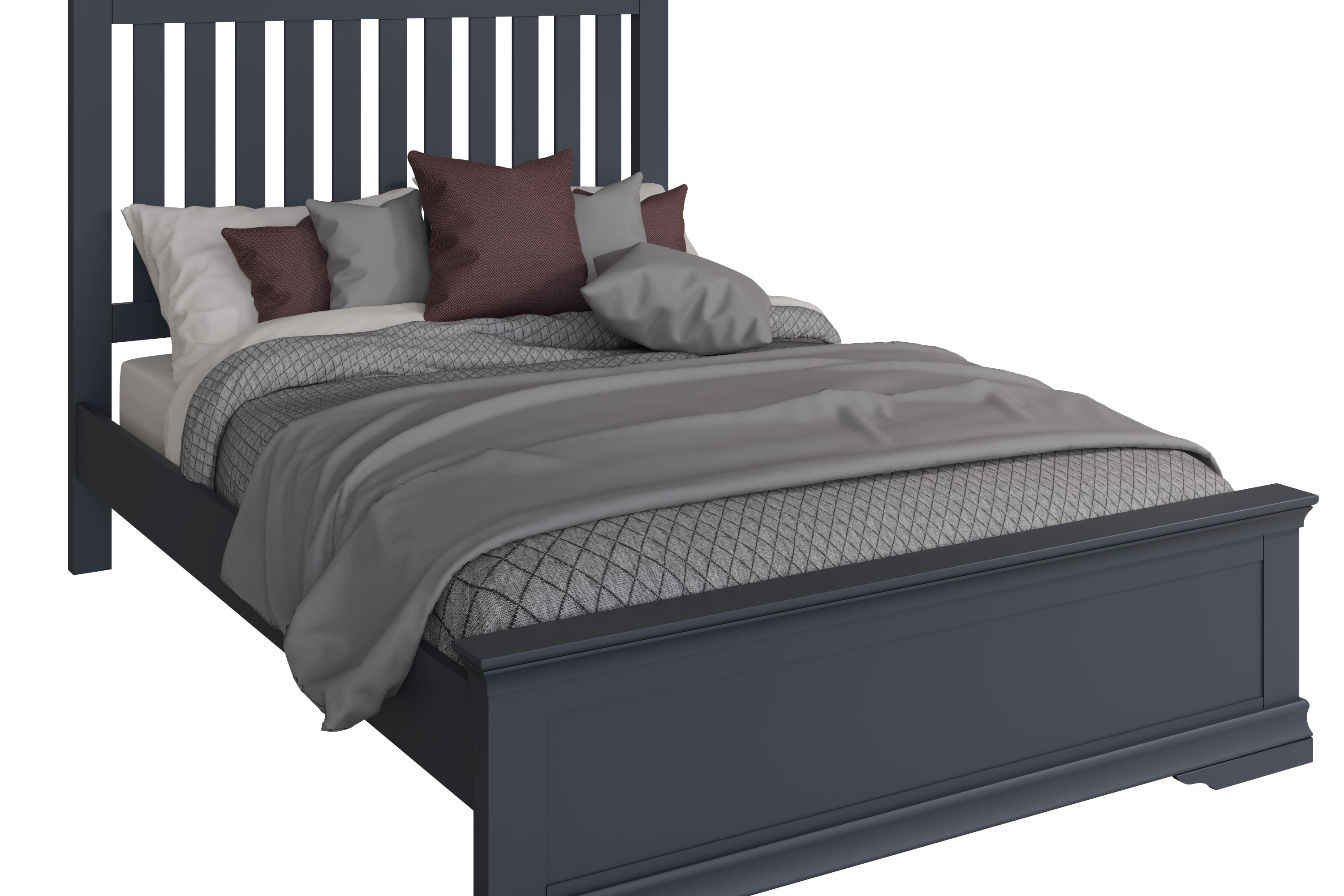 Eden Bed - Midnight Grey - BedHut