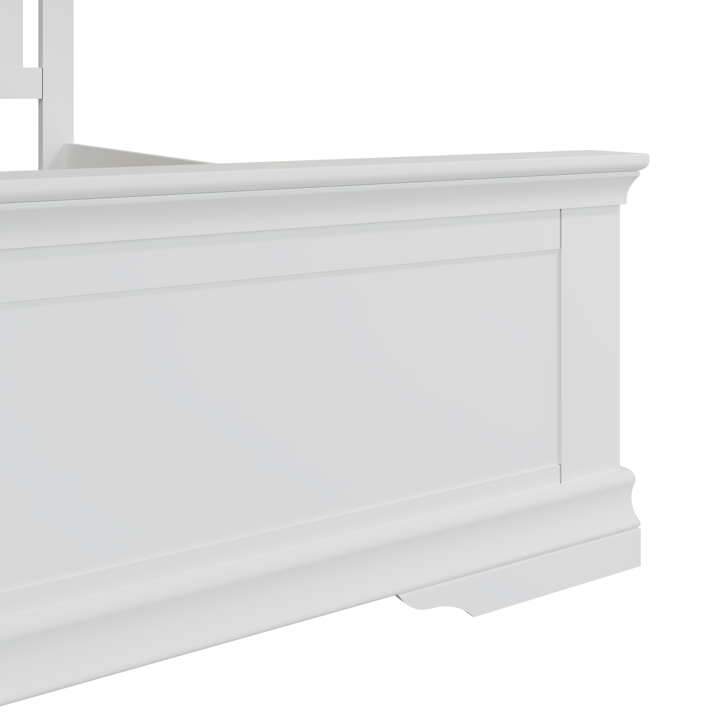Eden Bed - White - BedHut