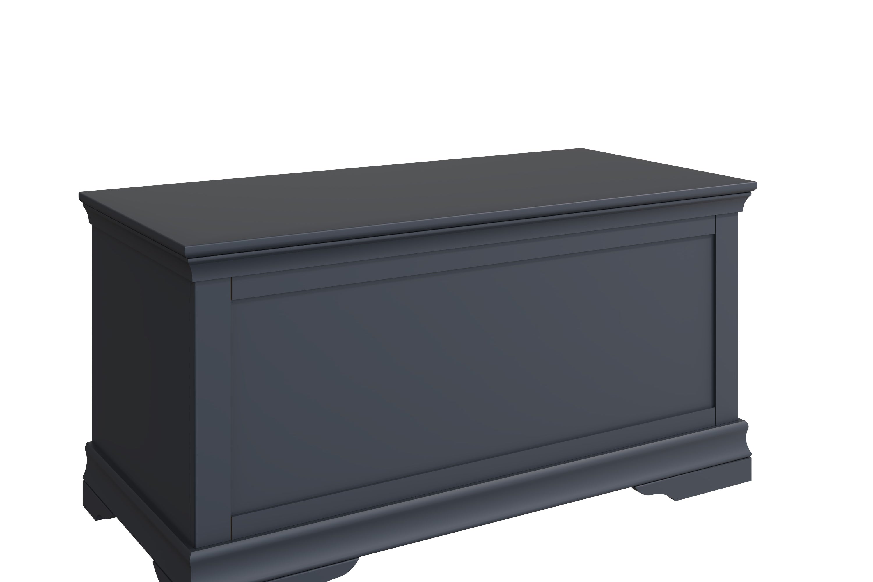 Eden Blanket Box - Midnight Grey - BedHut