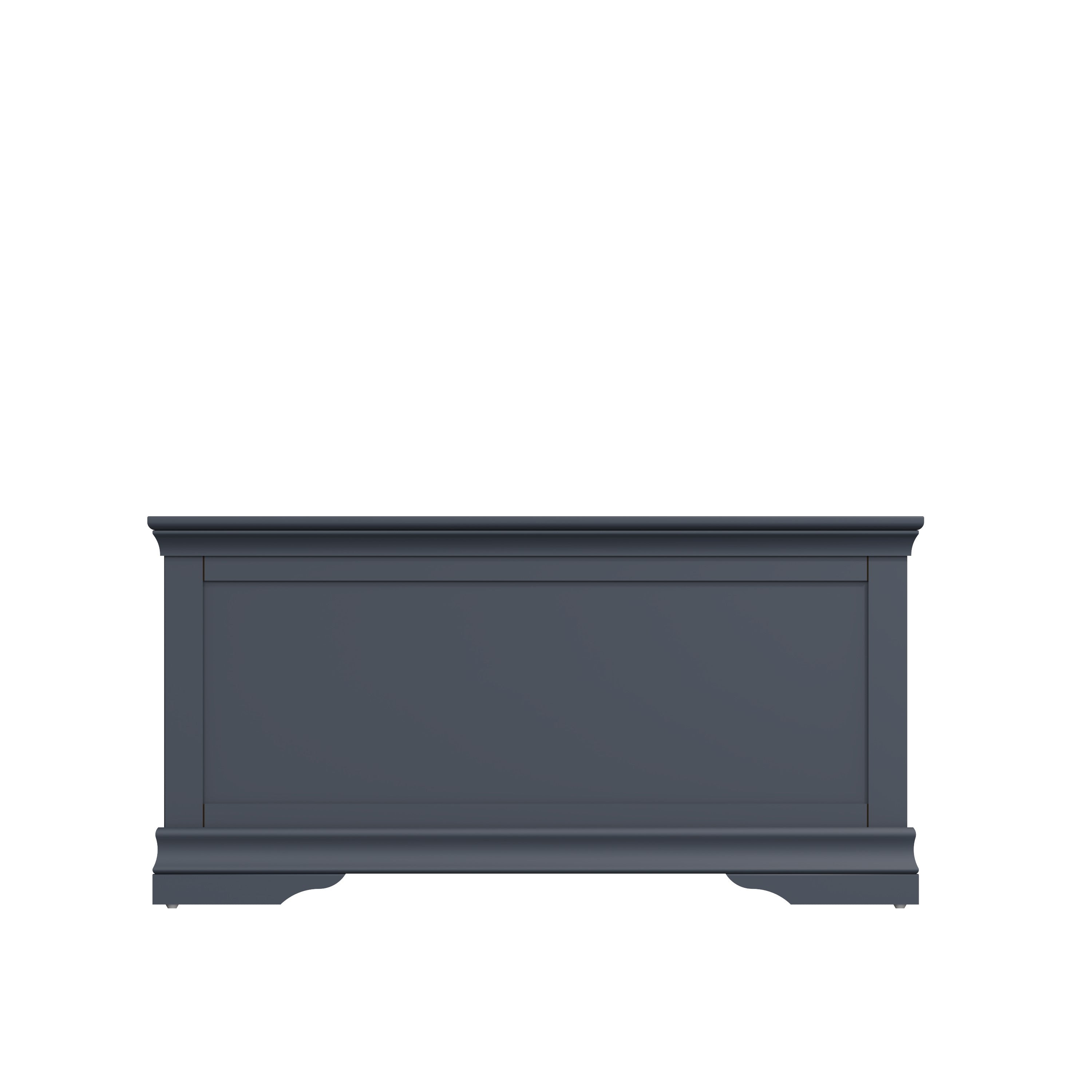 Eden Blanket Box - Midnight Grey - BedHut
