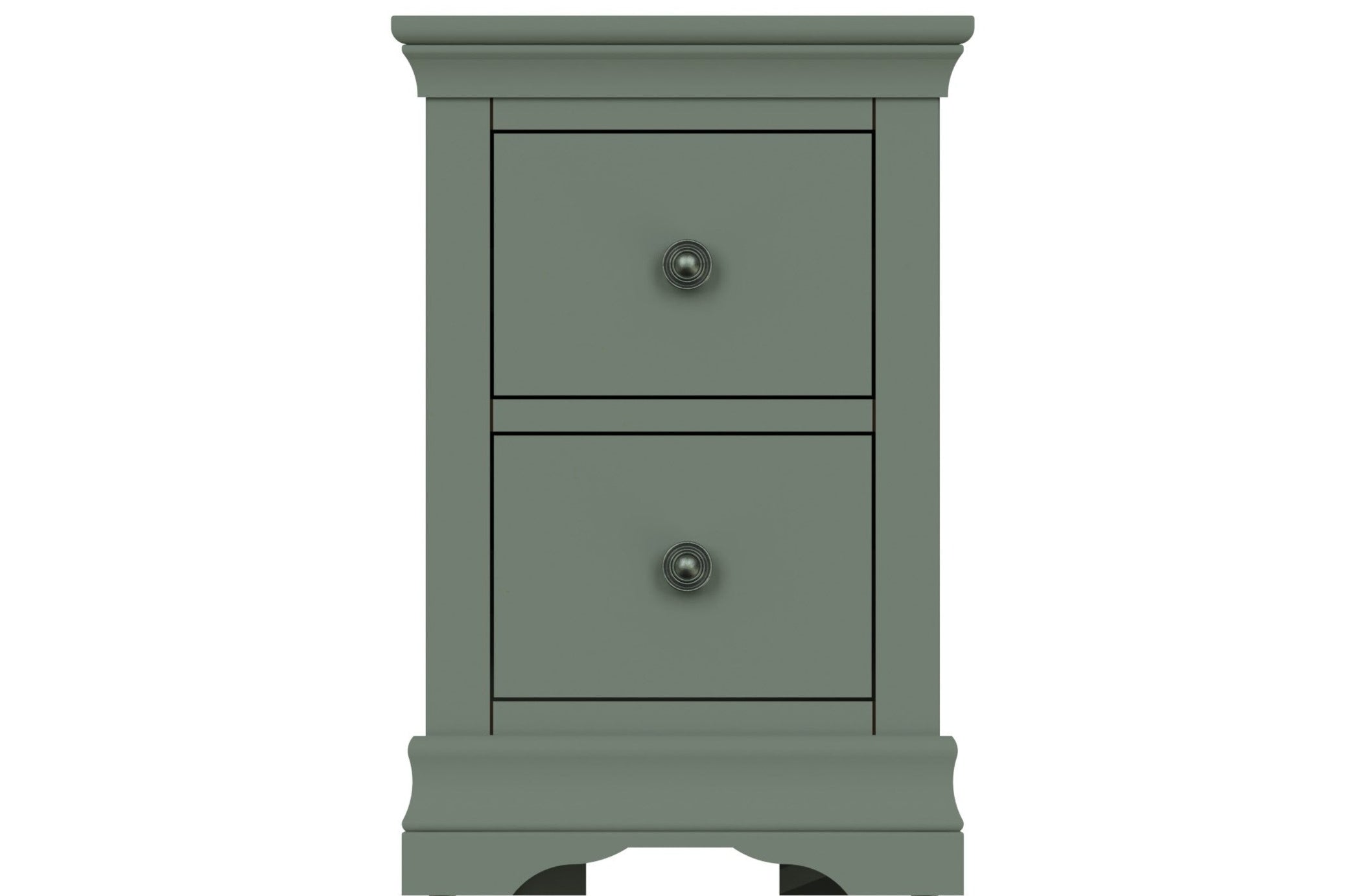 Eden 2 Drawer Bedside Cabinet - Cactus Green - BedHut
