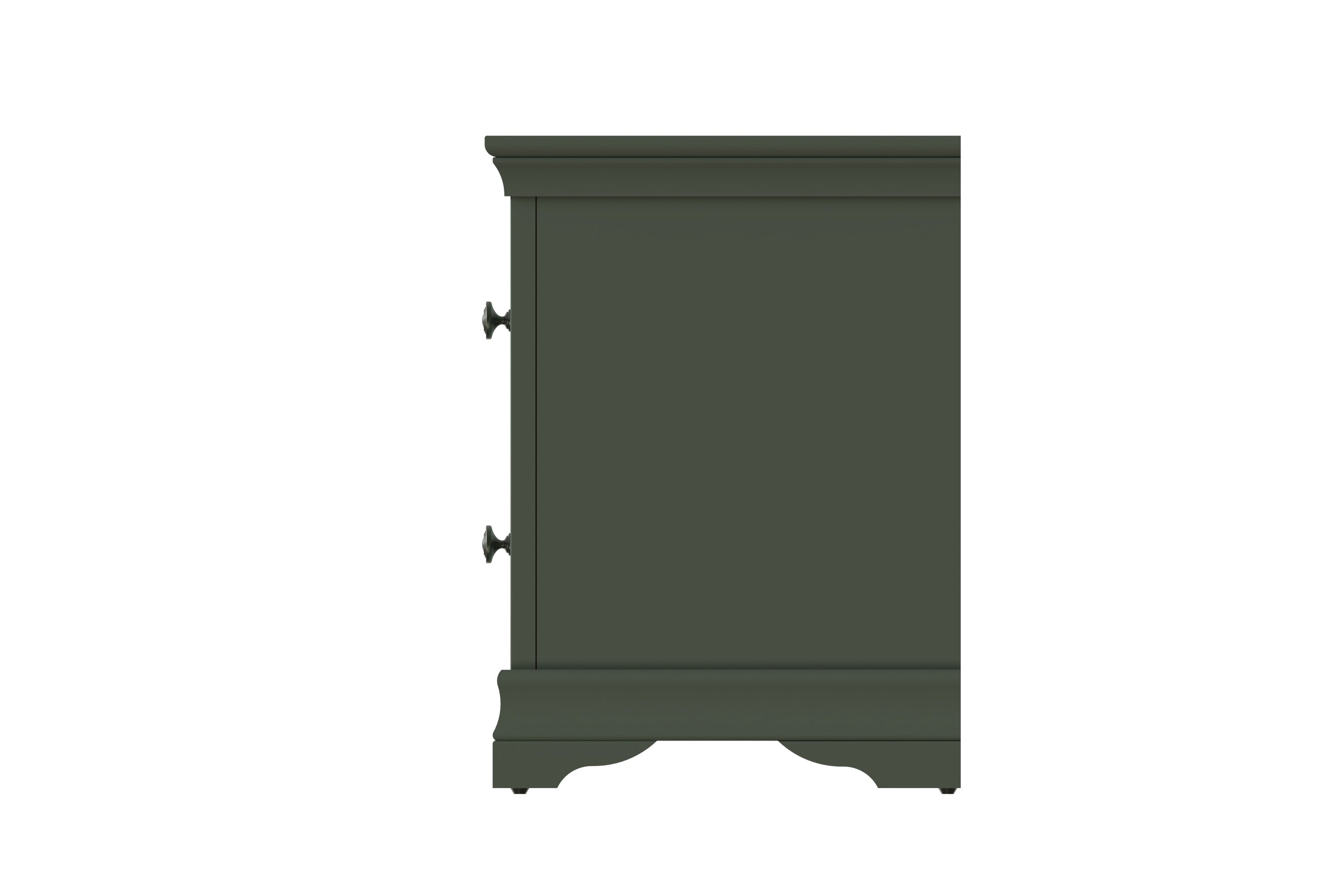 Eden 2 Drawer Bedside Cabinet - Cactus Green - BedHut