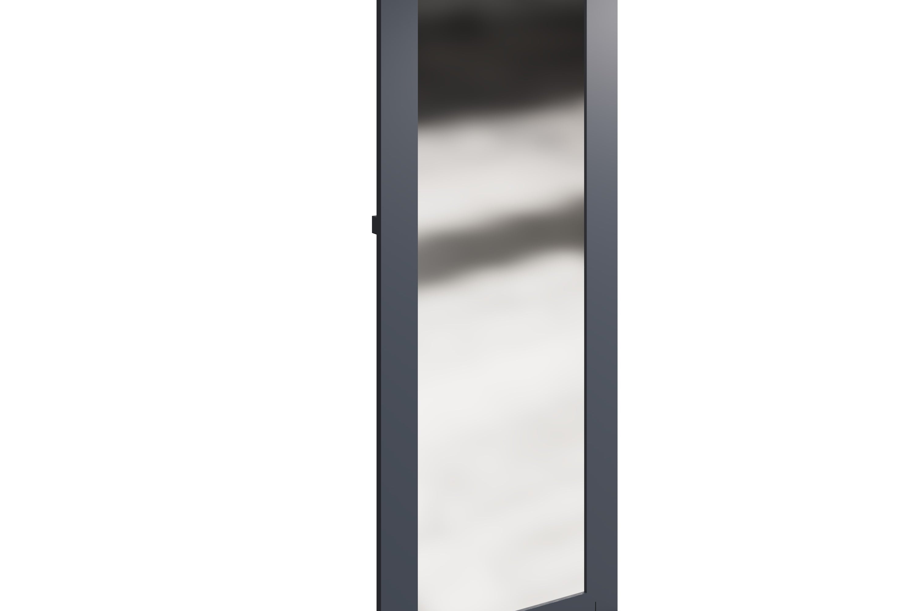 Eden Cheval Mirror - Midnight Grey - BedHut