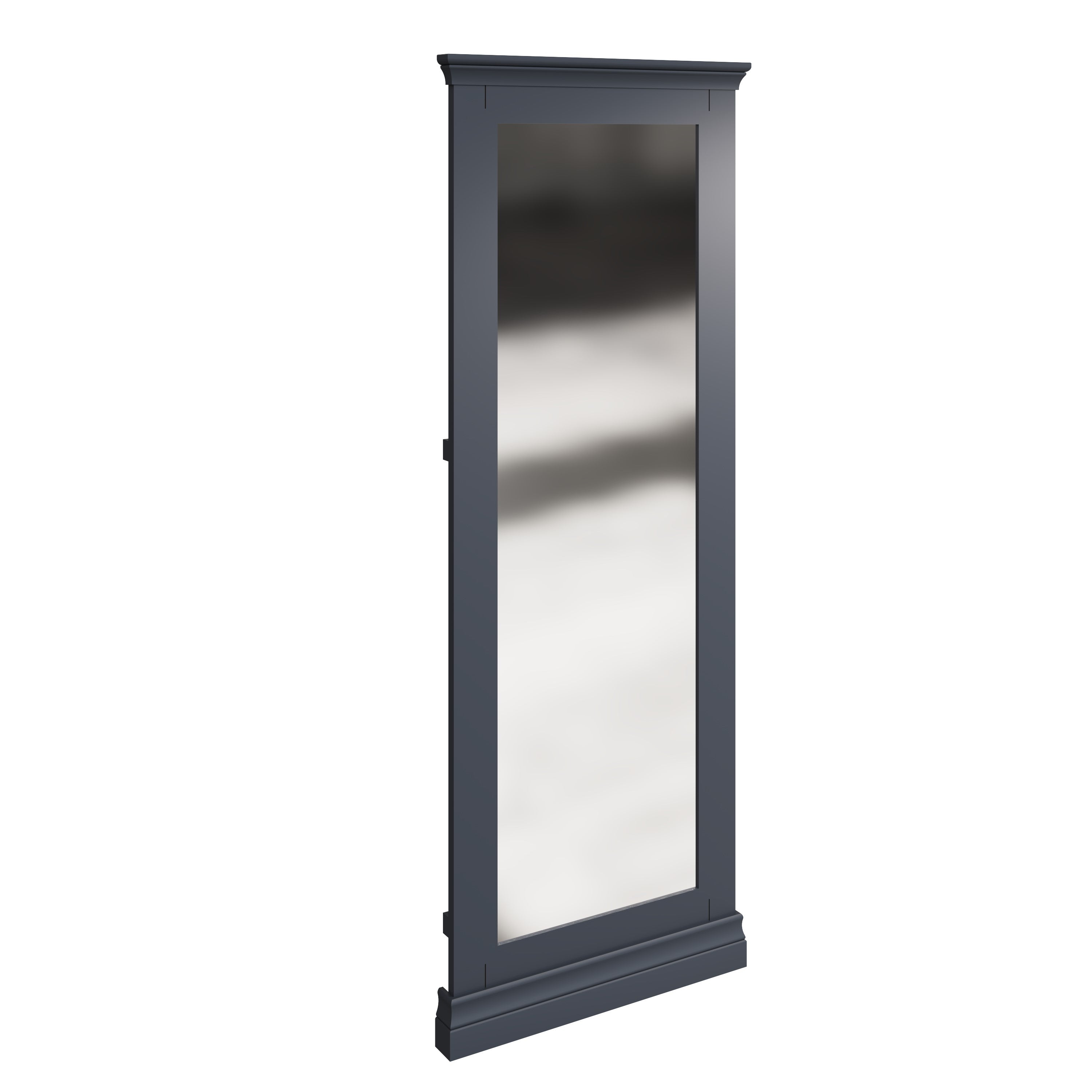 Eden Cheval Mirror - Midnight Grey - BedHut
