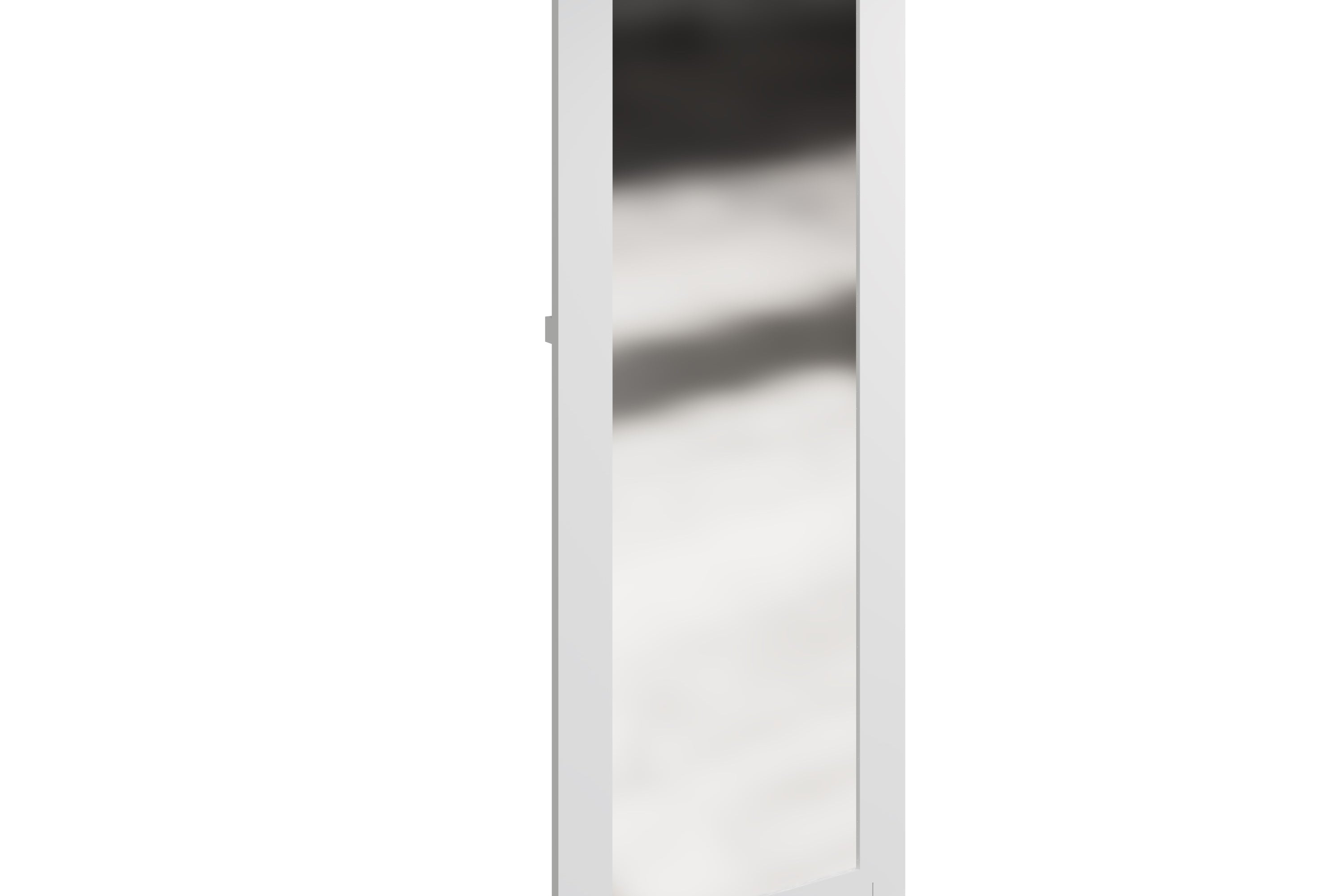 Eden Cheval Mirror - White - BedHut