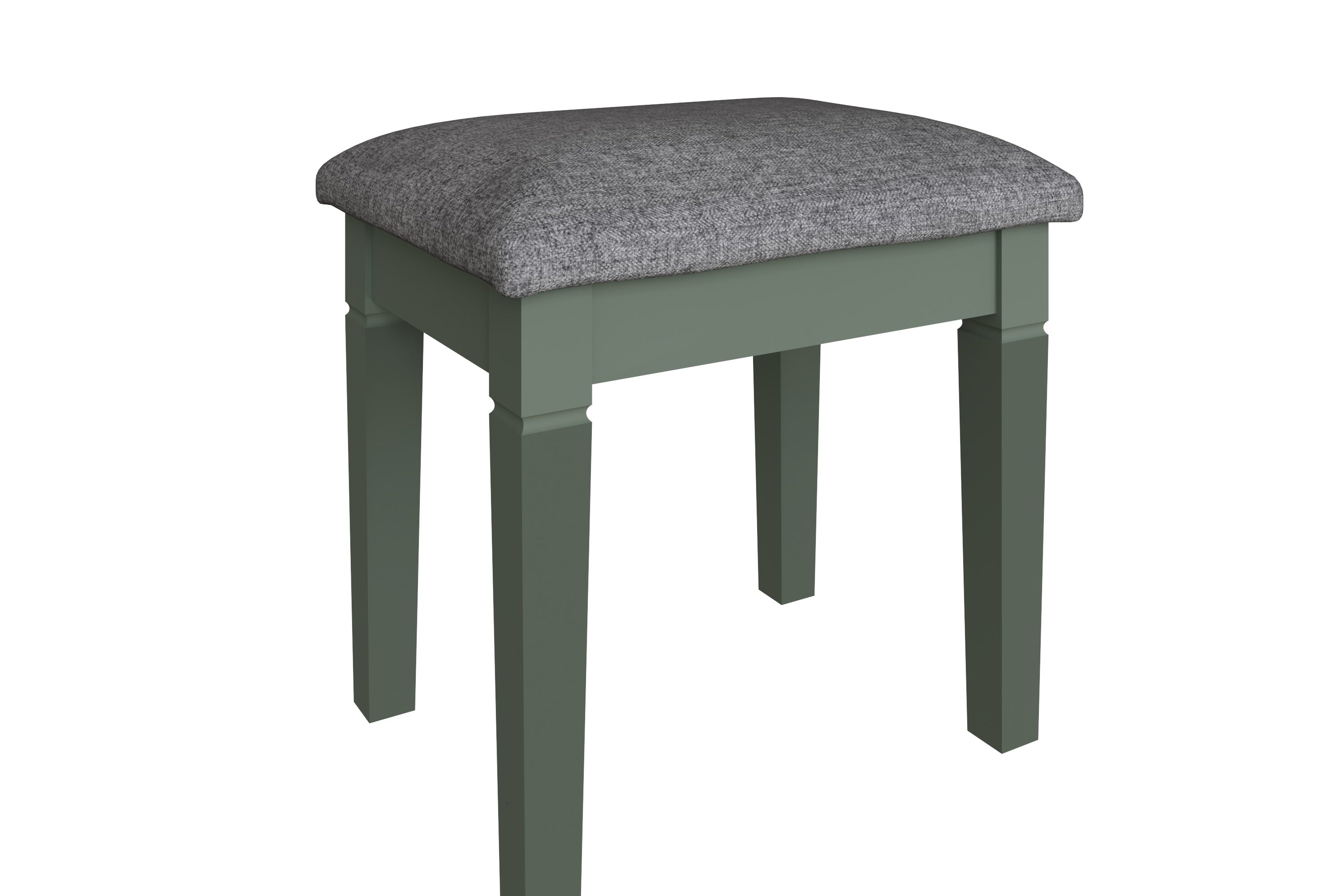 Eden Dressing Stool - Cactus Green - BedHut