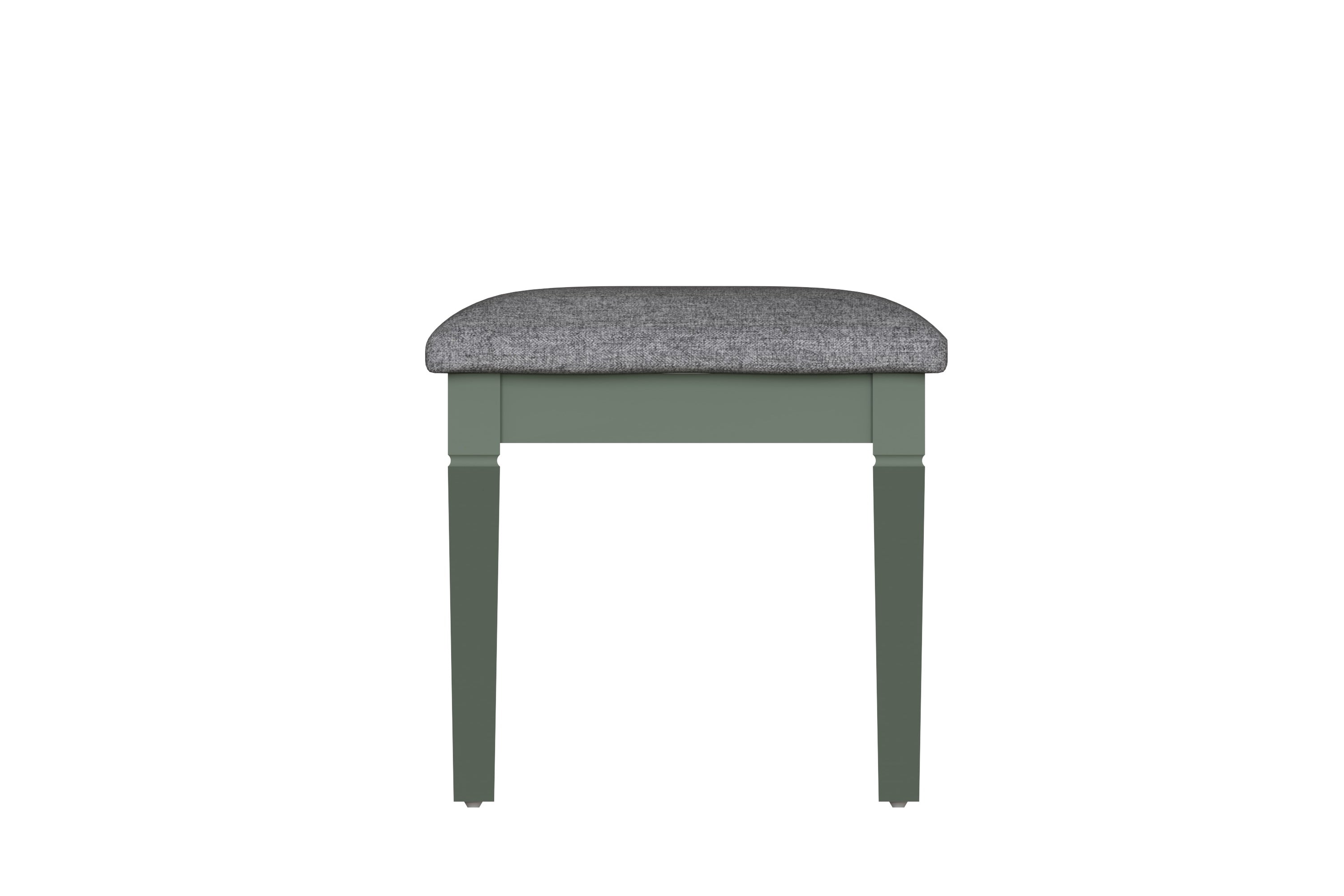 Eden Dressing Stool - Cactus Green - BedHut