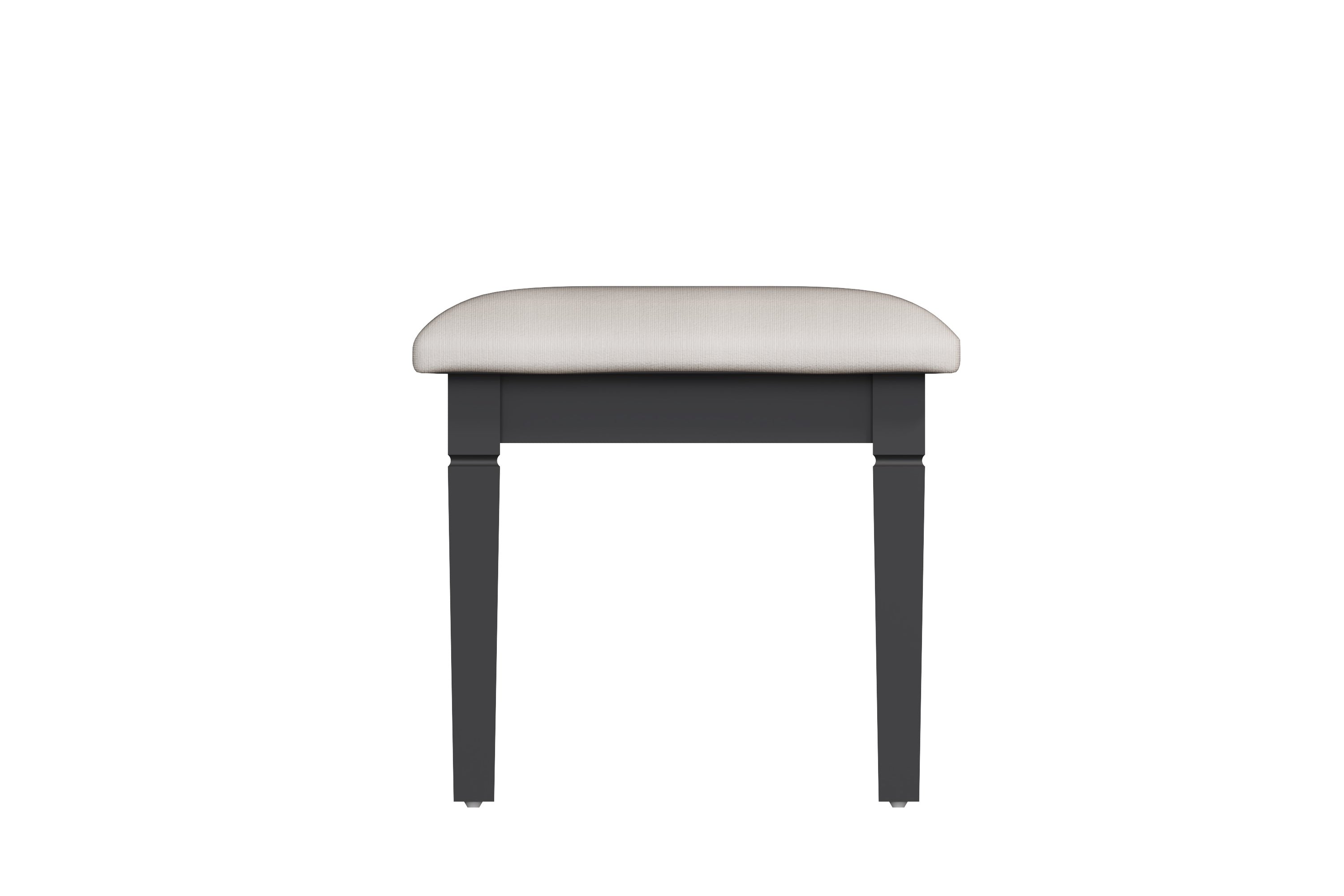 Eden Dressing Stool - Midnight Grey - BedHut