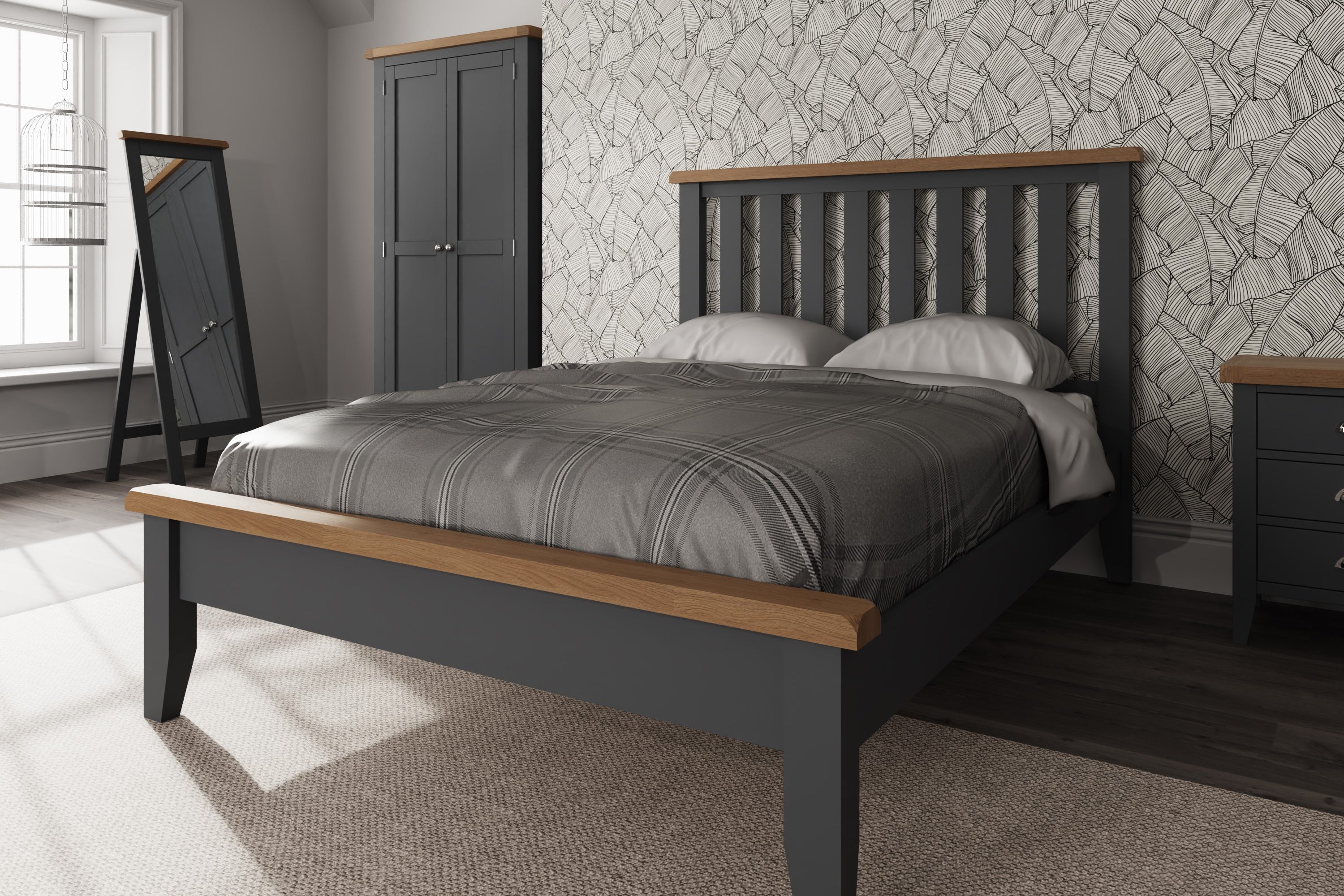 Cotswold Bed - Charcoal - BedHut