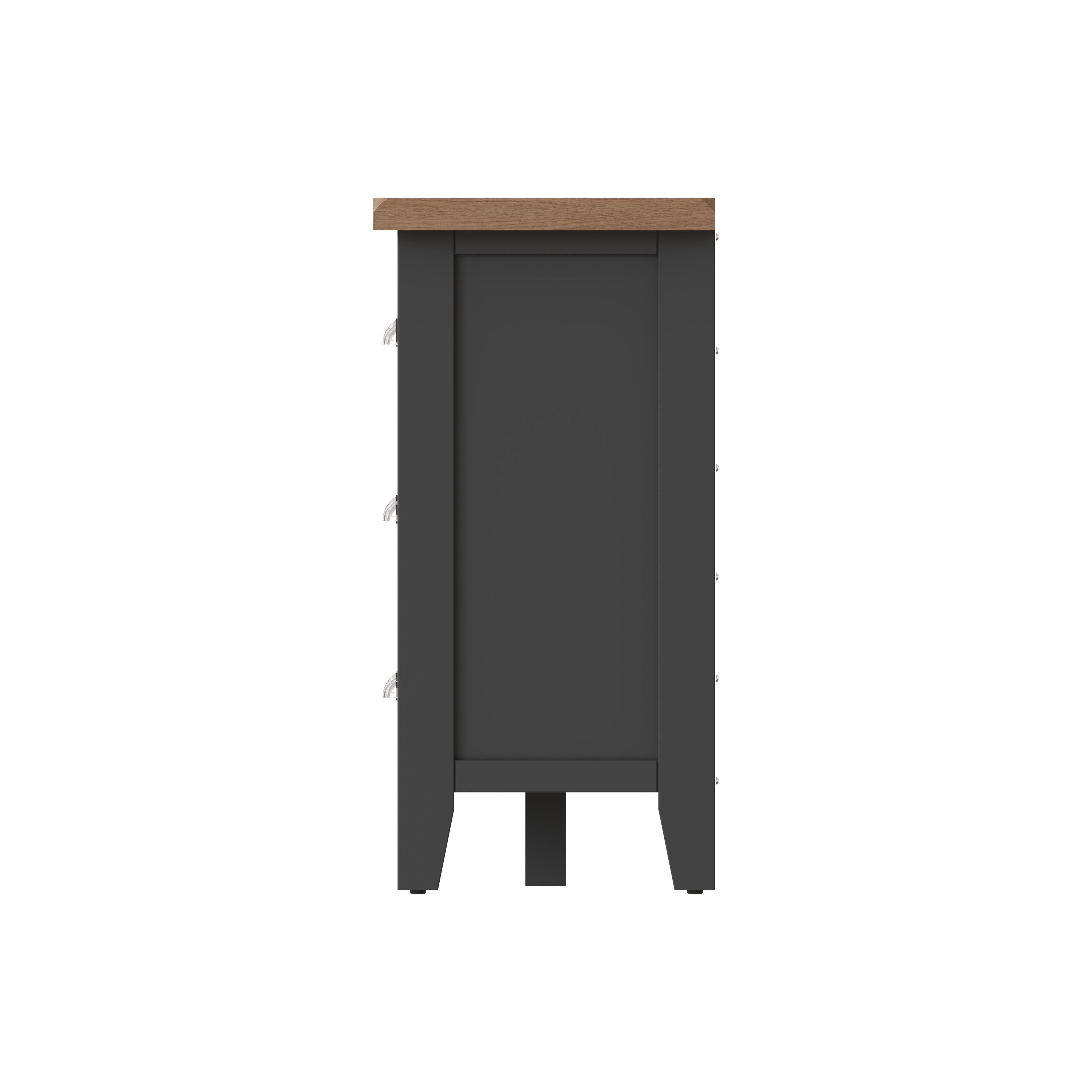 Cotswold 6 Drawer Chest - Charcoal - BedHut