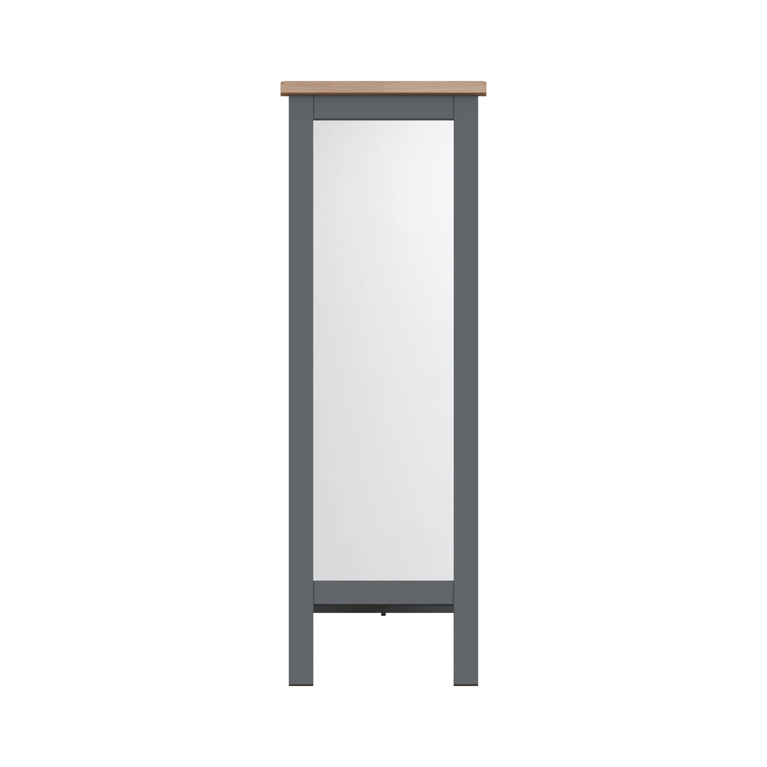 Cotswold Cheval Mirror - Charcoal - BedHut