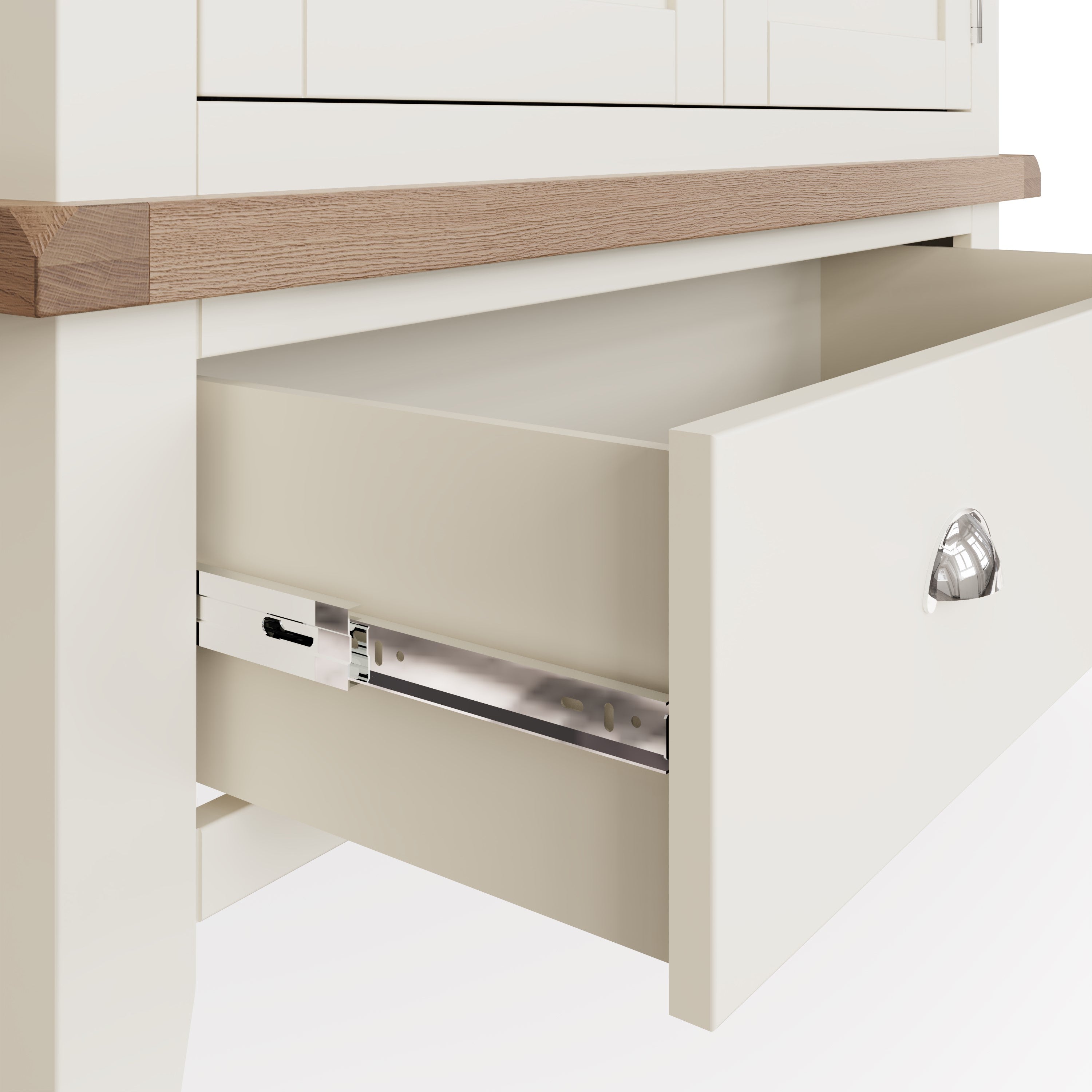 Cotswold 2 Door Wardrobe - White - BedHut