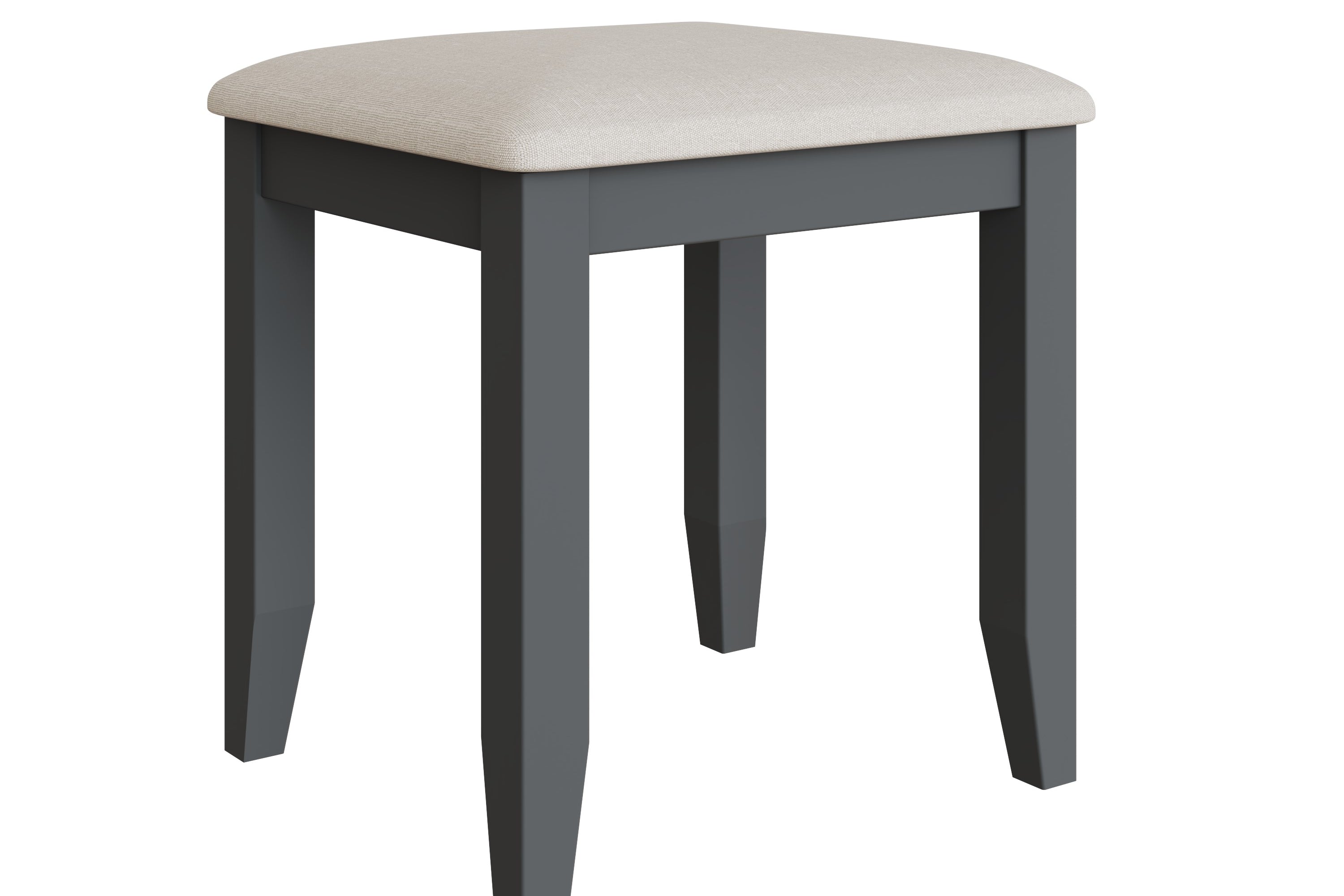 Cotswold Dressing Stool - Charcoal - BedHut