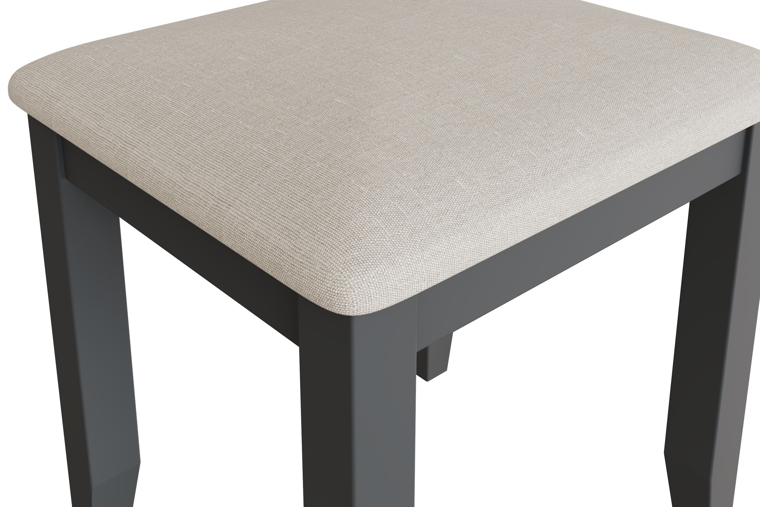 Cotswold Dressing Stool - Charcoal - BedHut