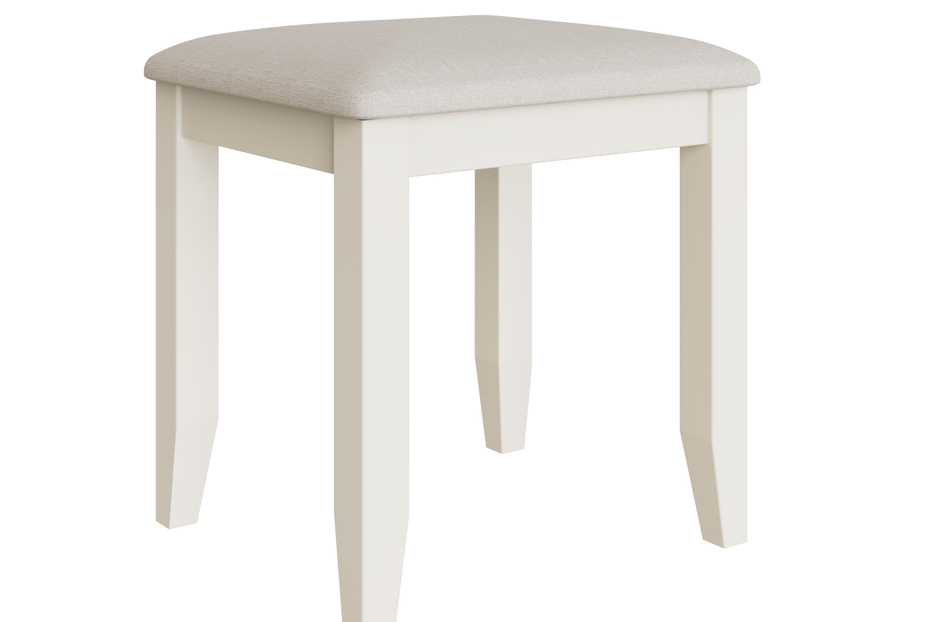 Cotswold Dressing Stool - White - BedHut