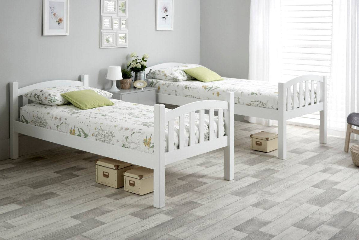 Carra Bunk Bed - White - BedHut