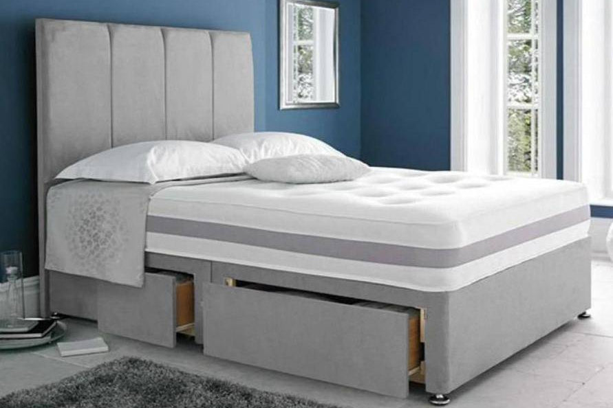 Helens Divan Base and Headboard - BedHut