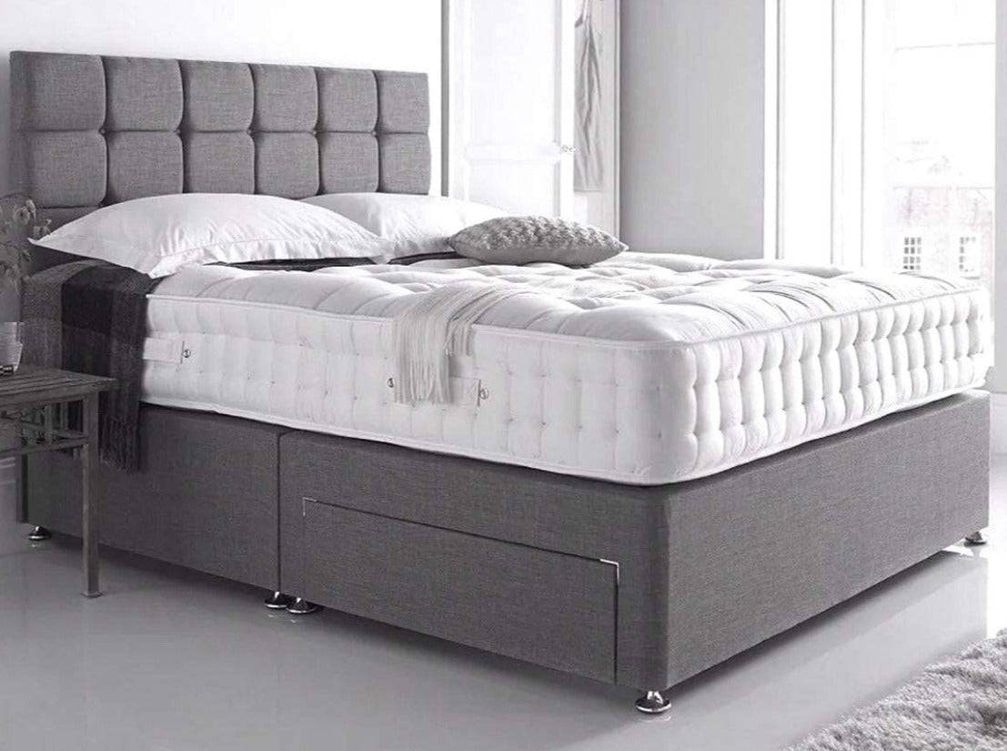 Kingston Divan Base and Headboard - BedHut