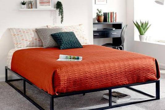 Florence Metal Platform Bed - BedHut