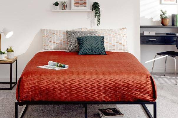 Florence Metal Platform Bed - BedHut