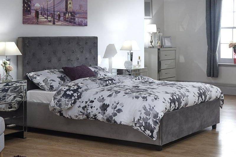 Utah Fabric Ottoman Bed - BedHut