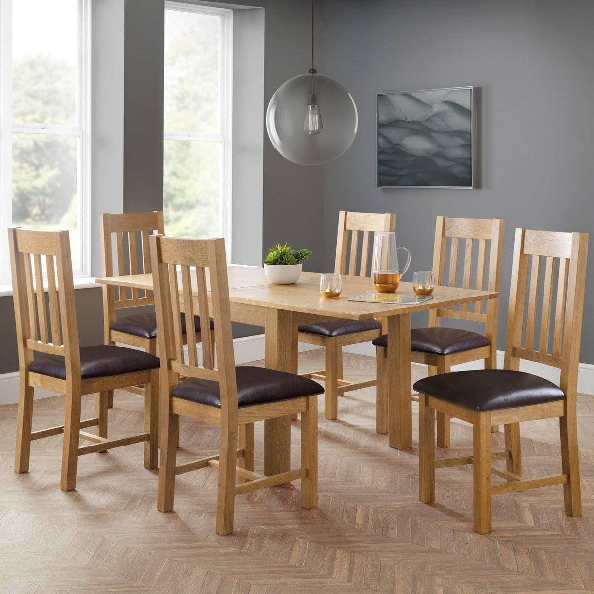 Julian bowen butterfly table best sale and chairs