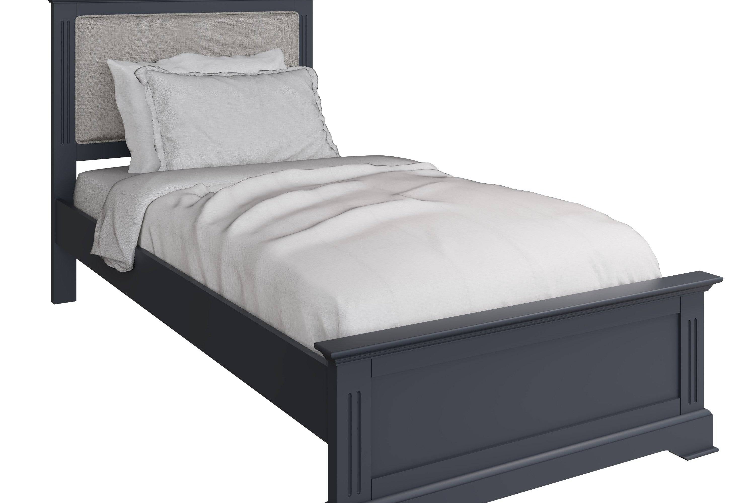 Starlight Pine Bed - Midnight Grey - BedHut