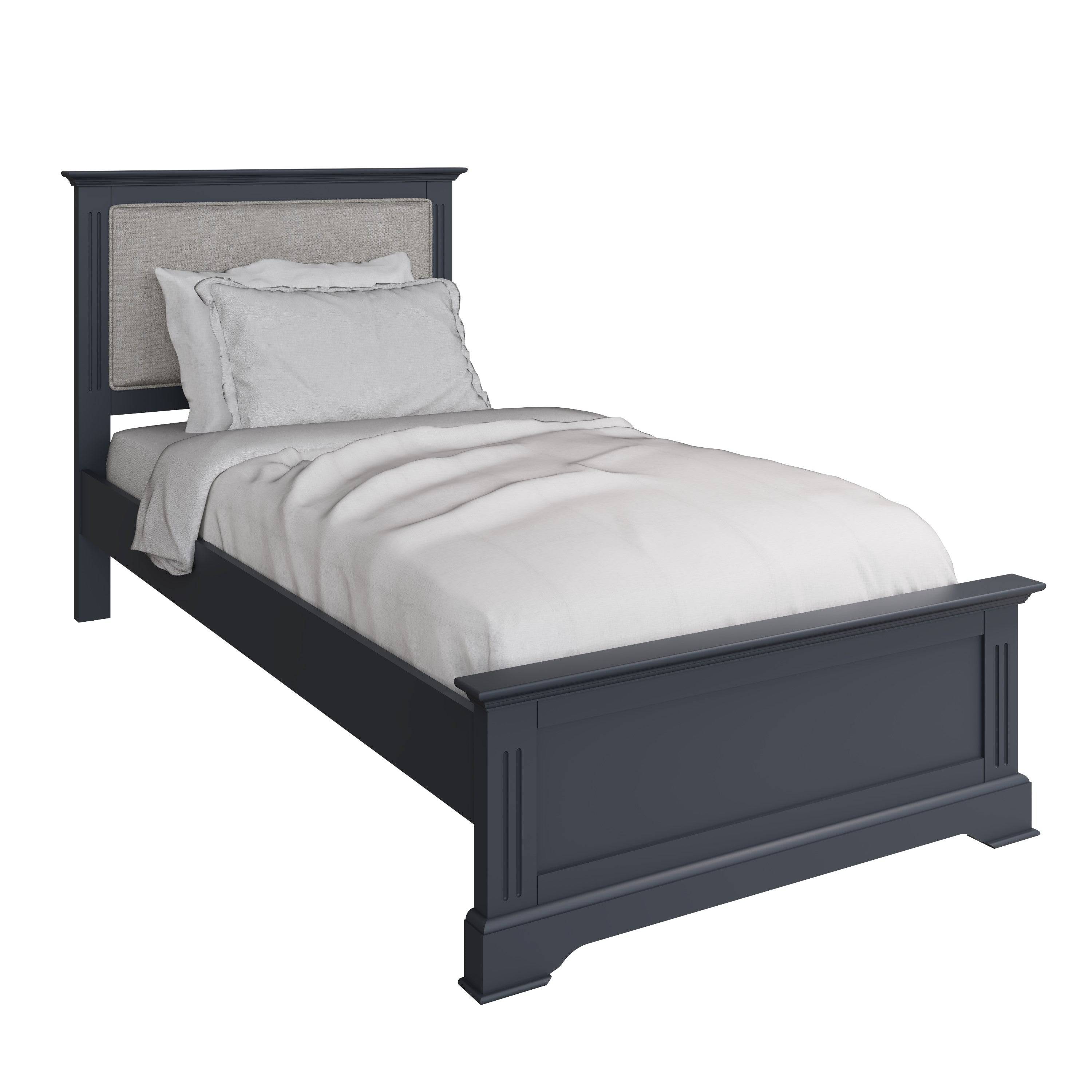 Starlight Pine Bed - Midnight Grey - BedHut
