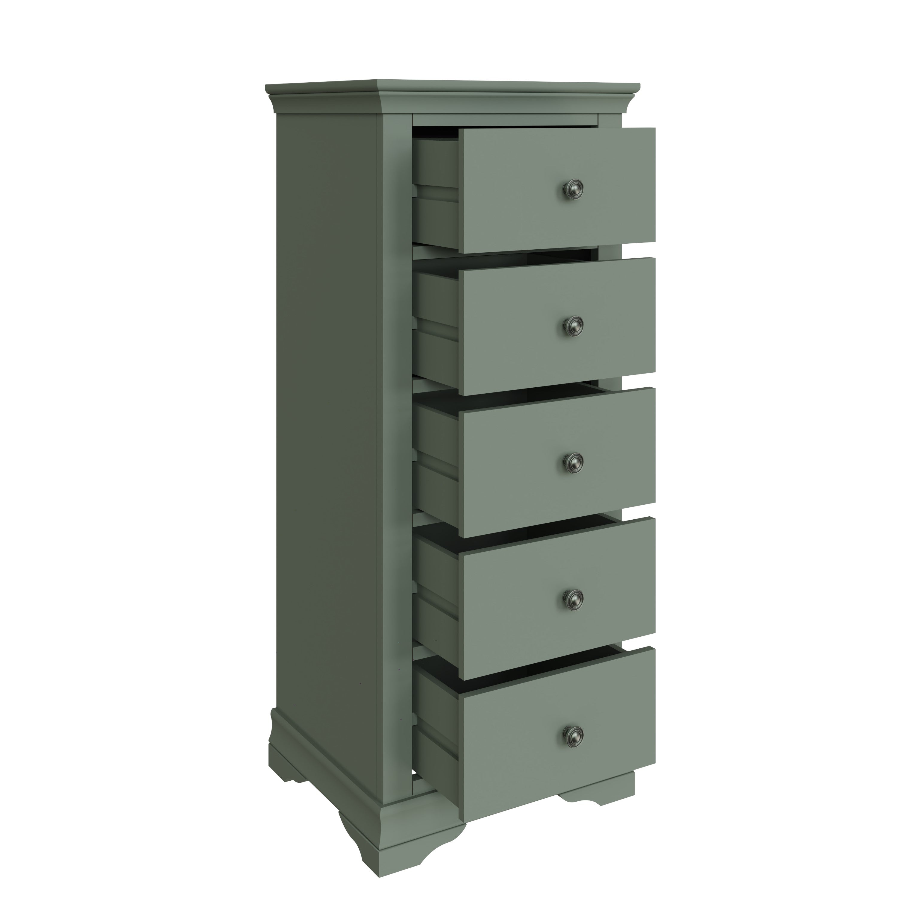 Eden 5 Drawer Wellington - Cactus Green - BedHut