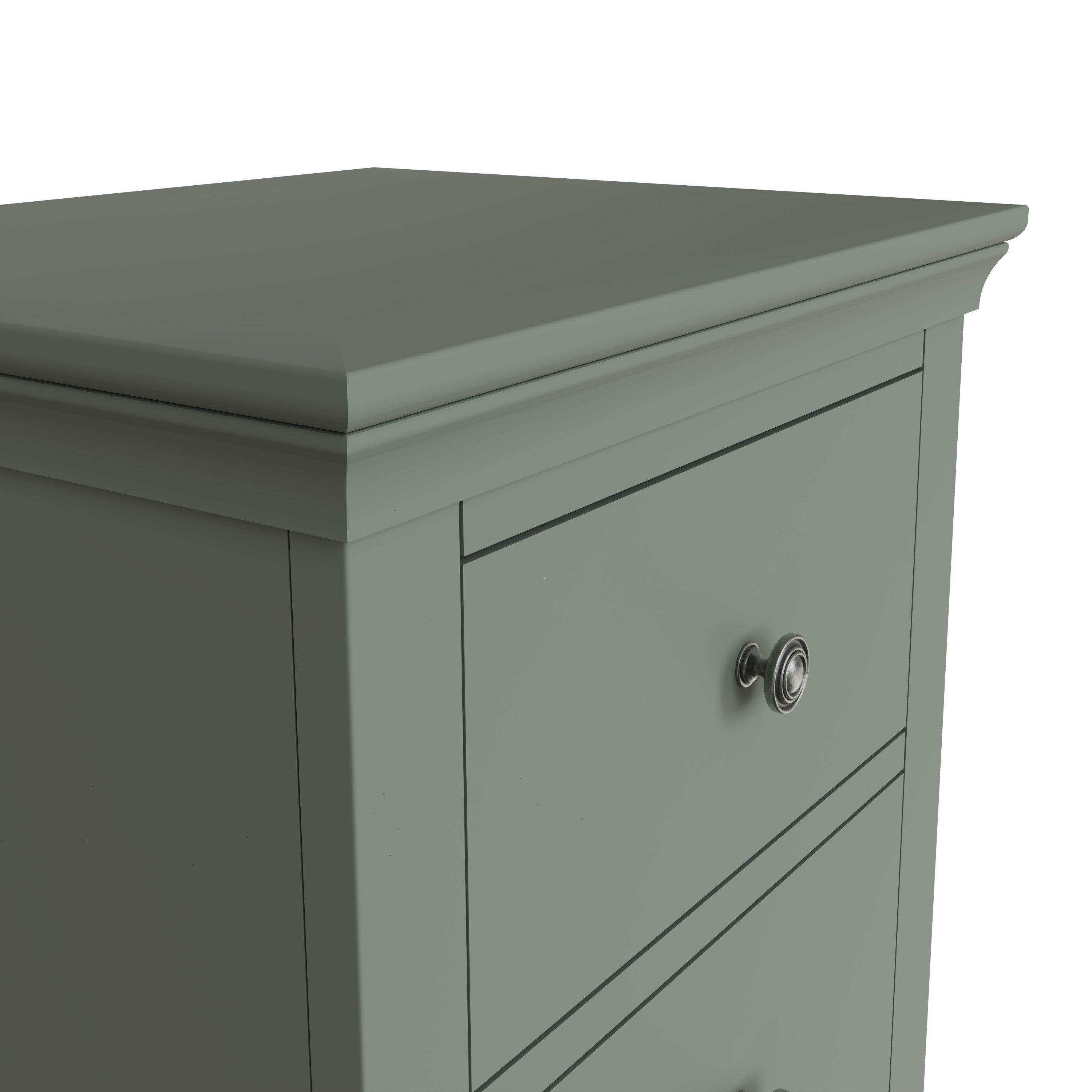 Eden 5 Drawer Wellington - Cactus Green - BedHut