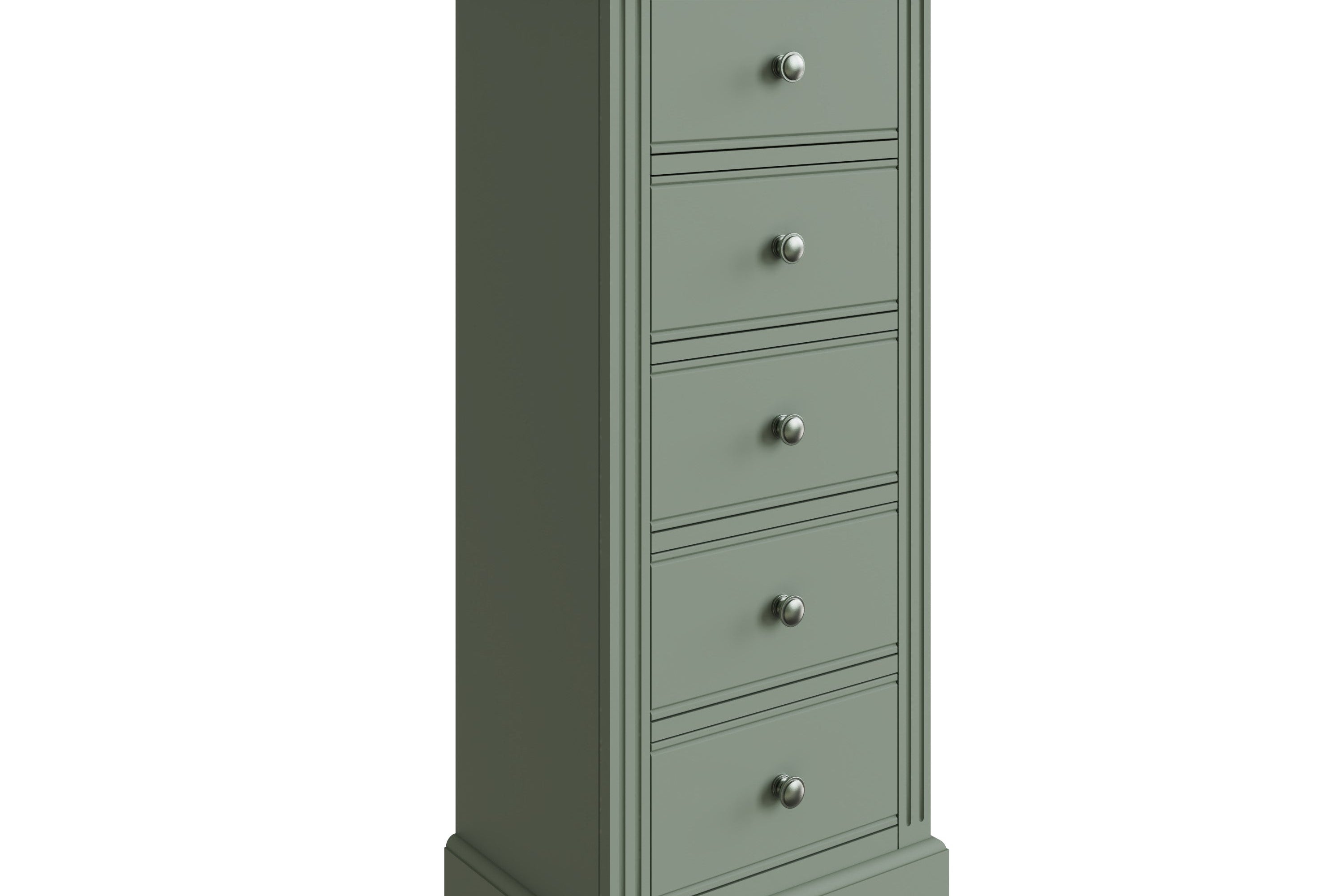 Starlight 5 Drawer Narrow Chest - Cactus Green - BedHut