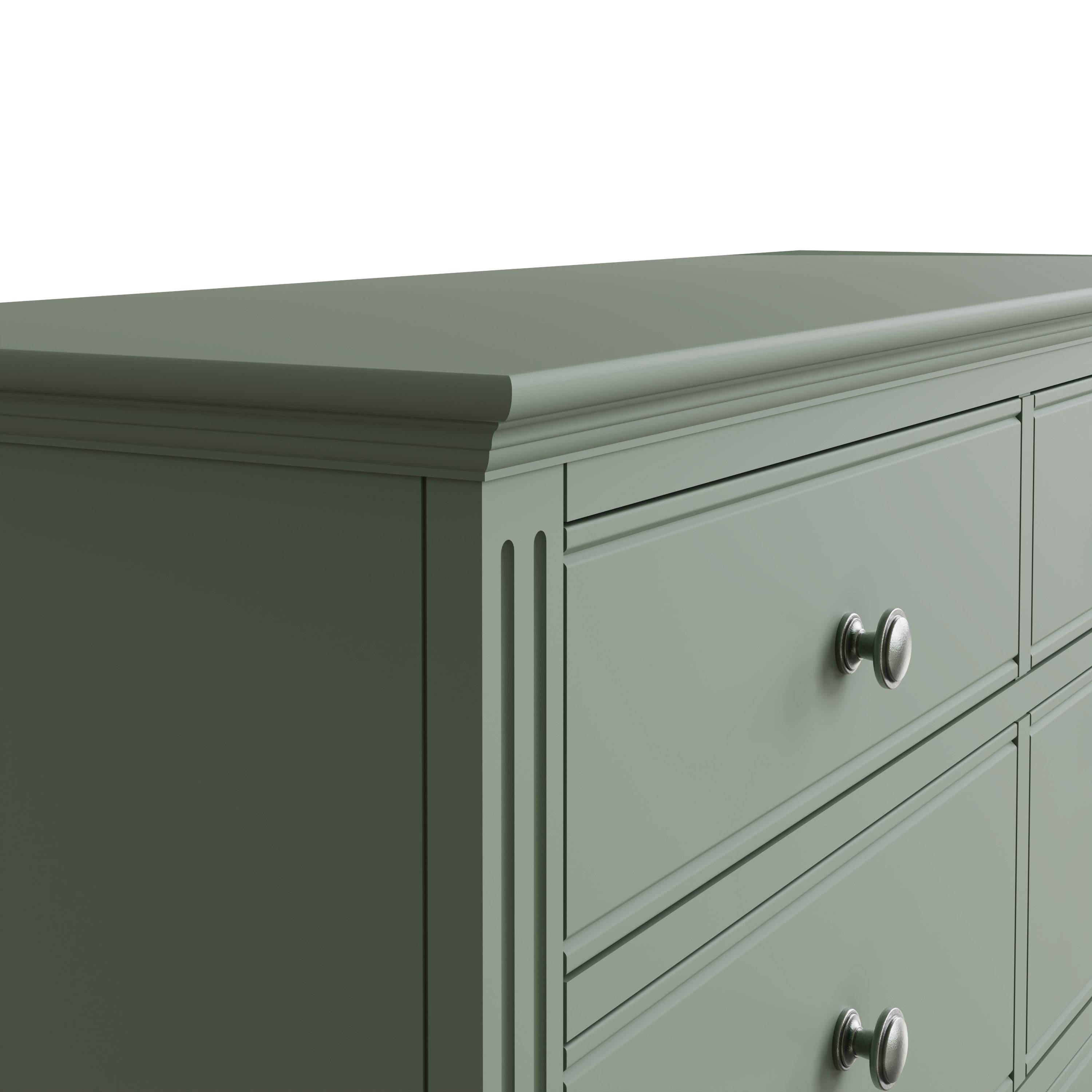Starlight 6 Drawer Chest - Cactus Green - BedHut