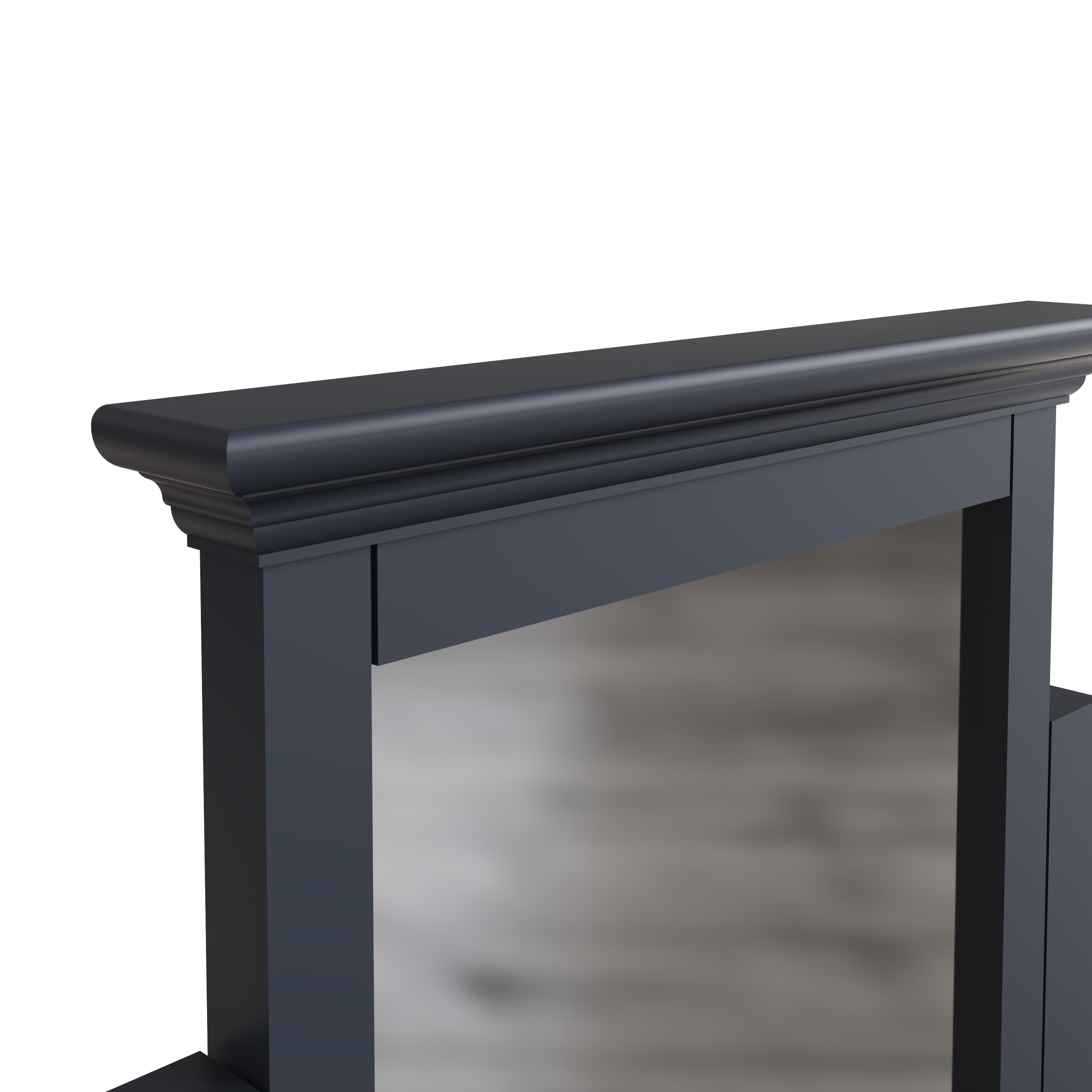 Starlight Trinket Mirror - Midnight Grey - BedHut