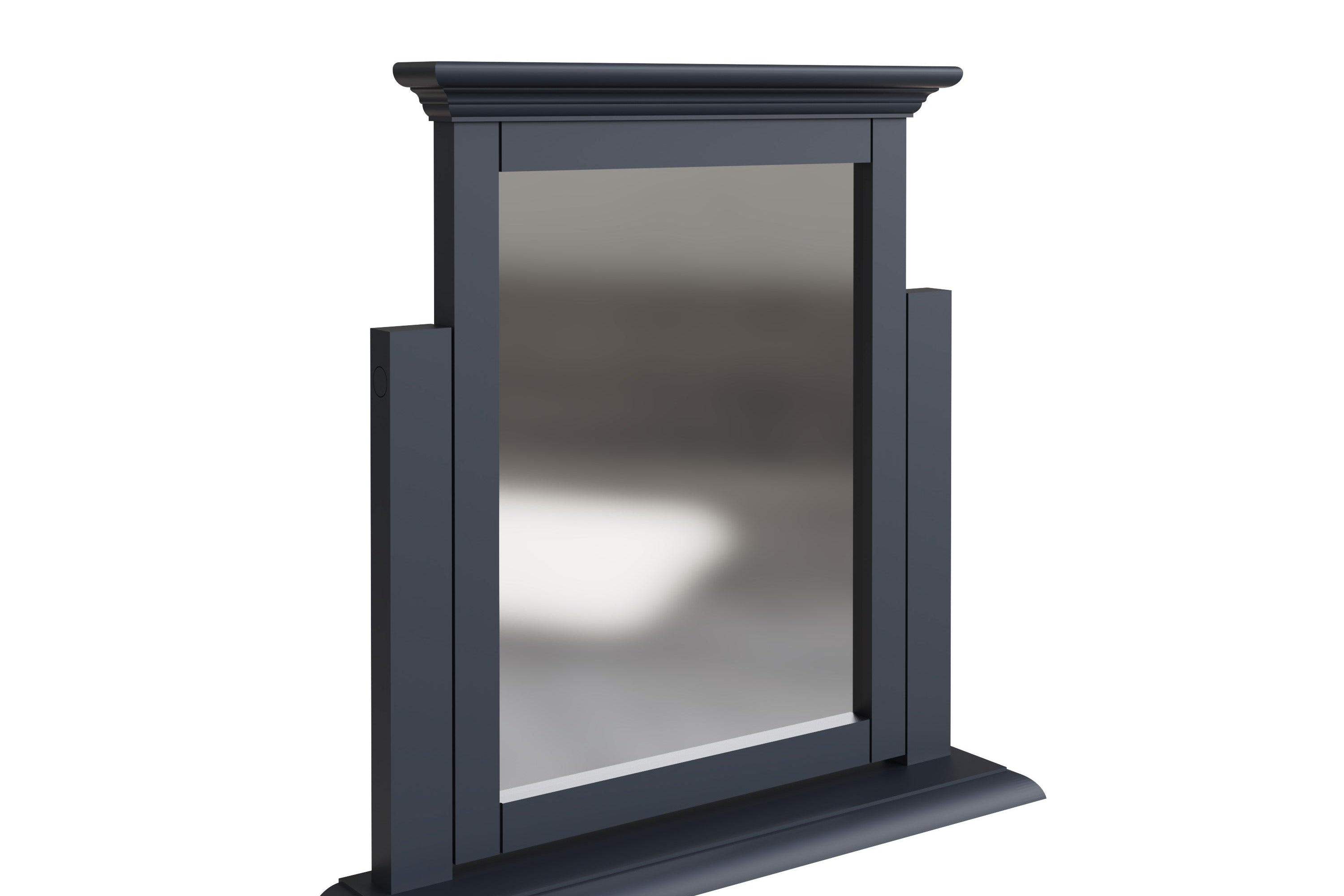 Starlight Trinket Mirror - Midnight Grey - BedHut