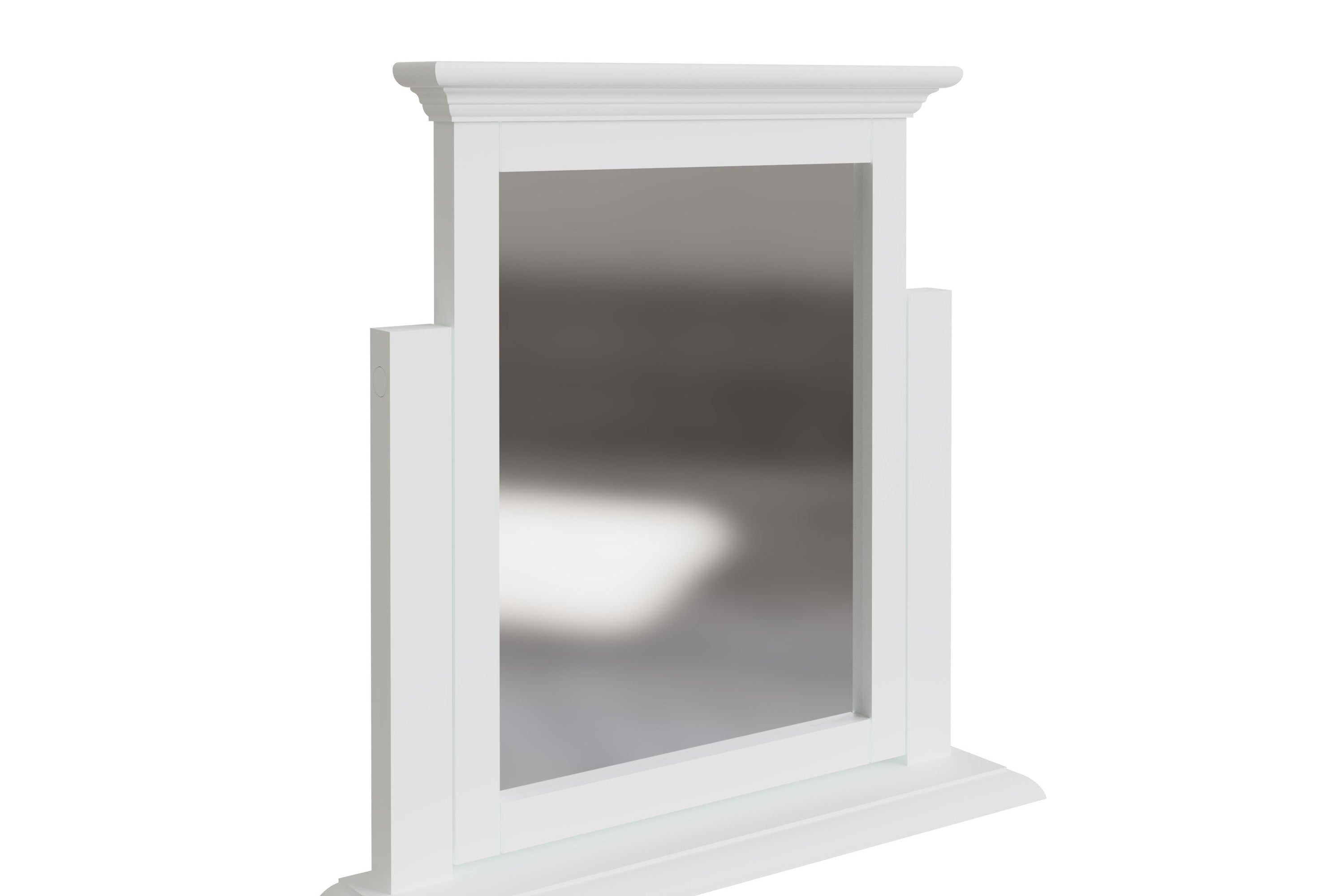 Starlight Trinket Mirror - White - BedHut