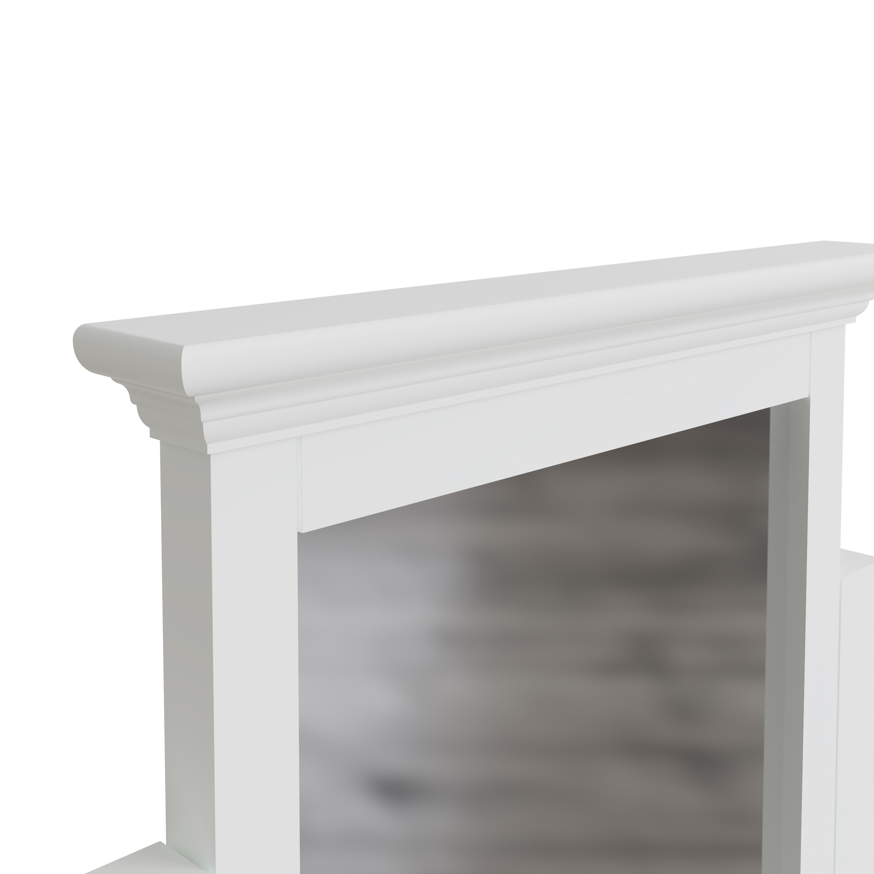 Starlight Trinket Mirror - White - BedHut