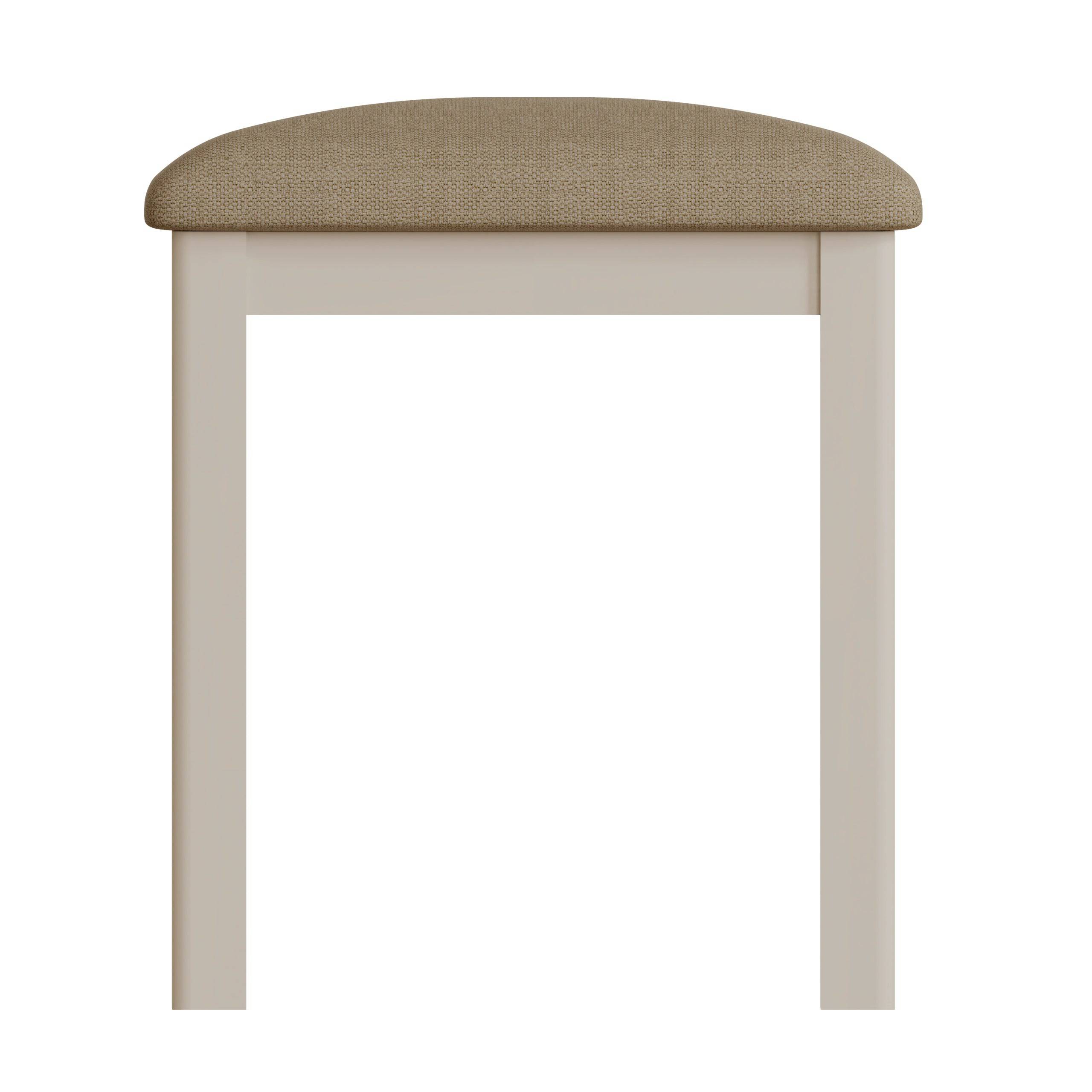 Stockholm Dressing Stool - Dove Grey - BedHut