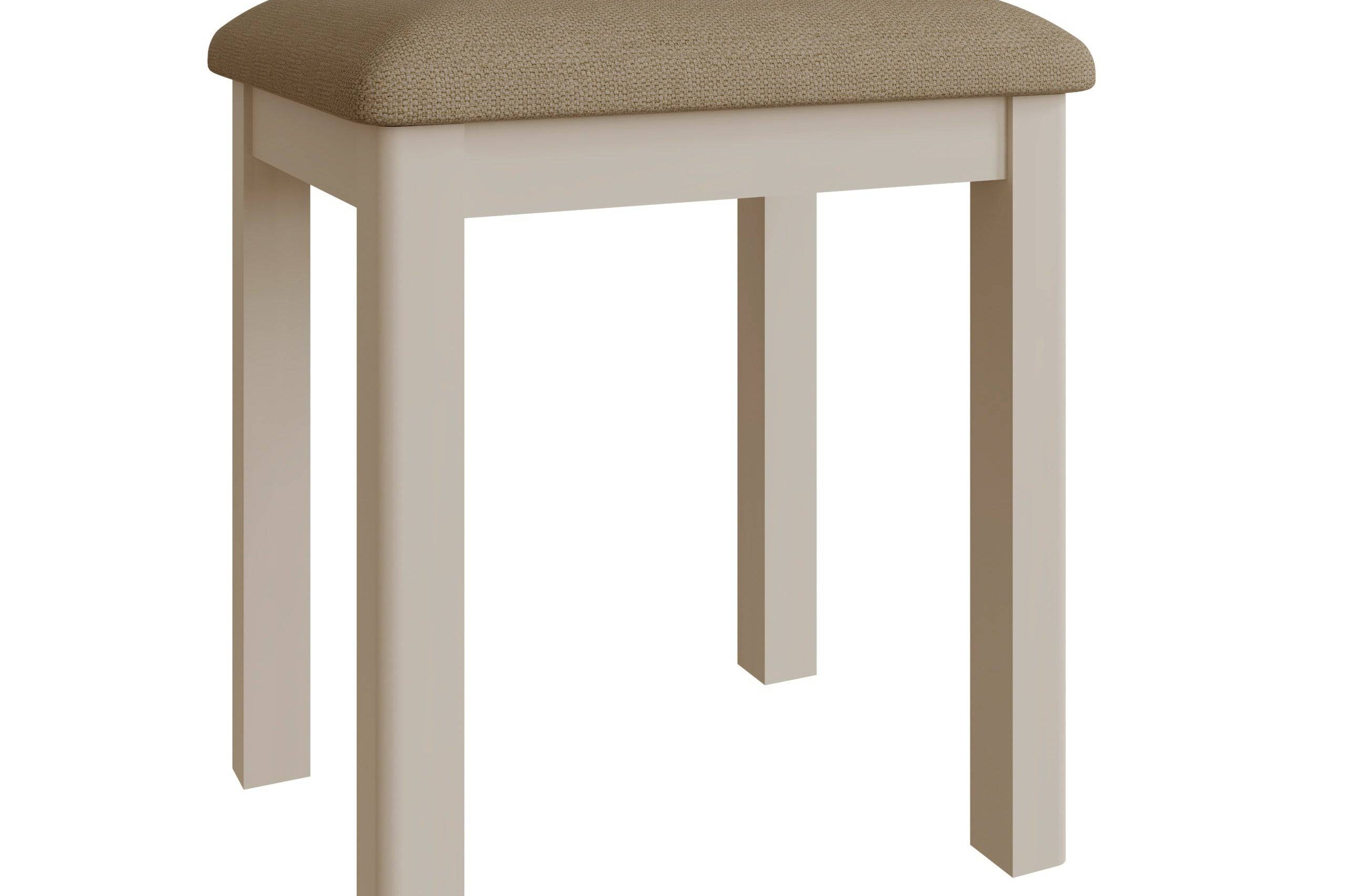 Stockholm Dressing Stool - Dove Grey - BedHut