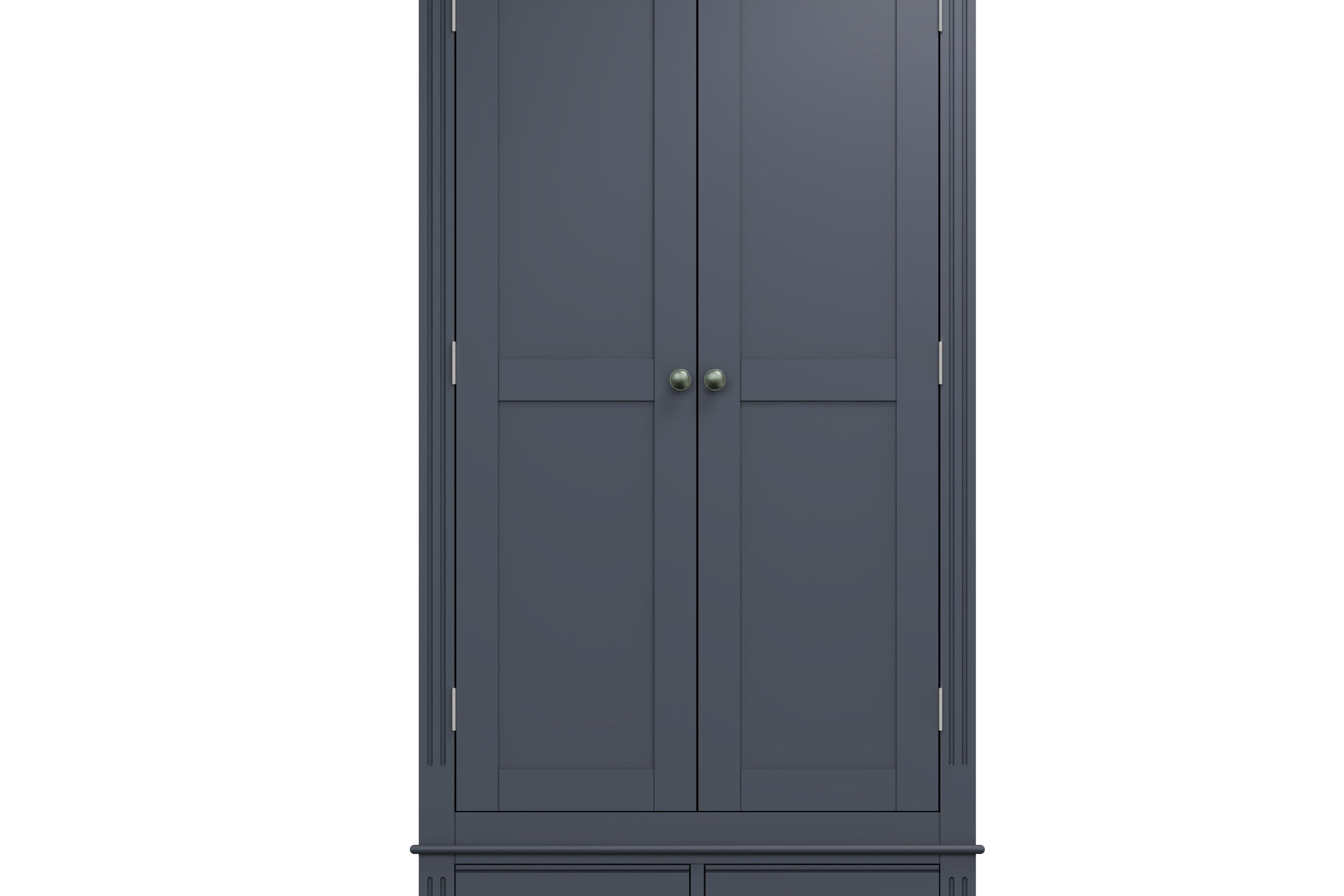 Starlight 2 Door Wardrobe - Midnight Grey - BedHut