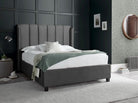 Fabric 2 Drawer Storage Bed