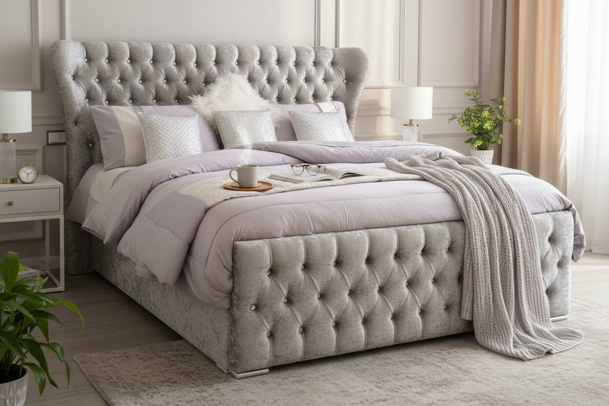 Genoa Wingback Bed - Dante Furniture