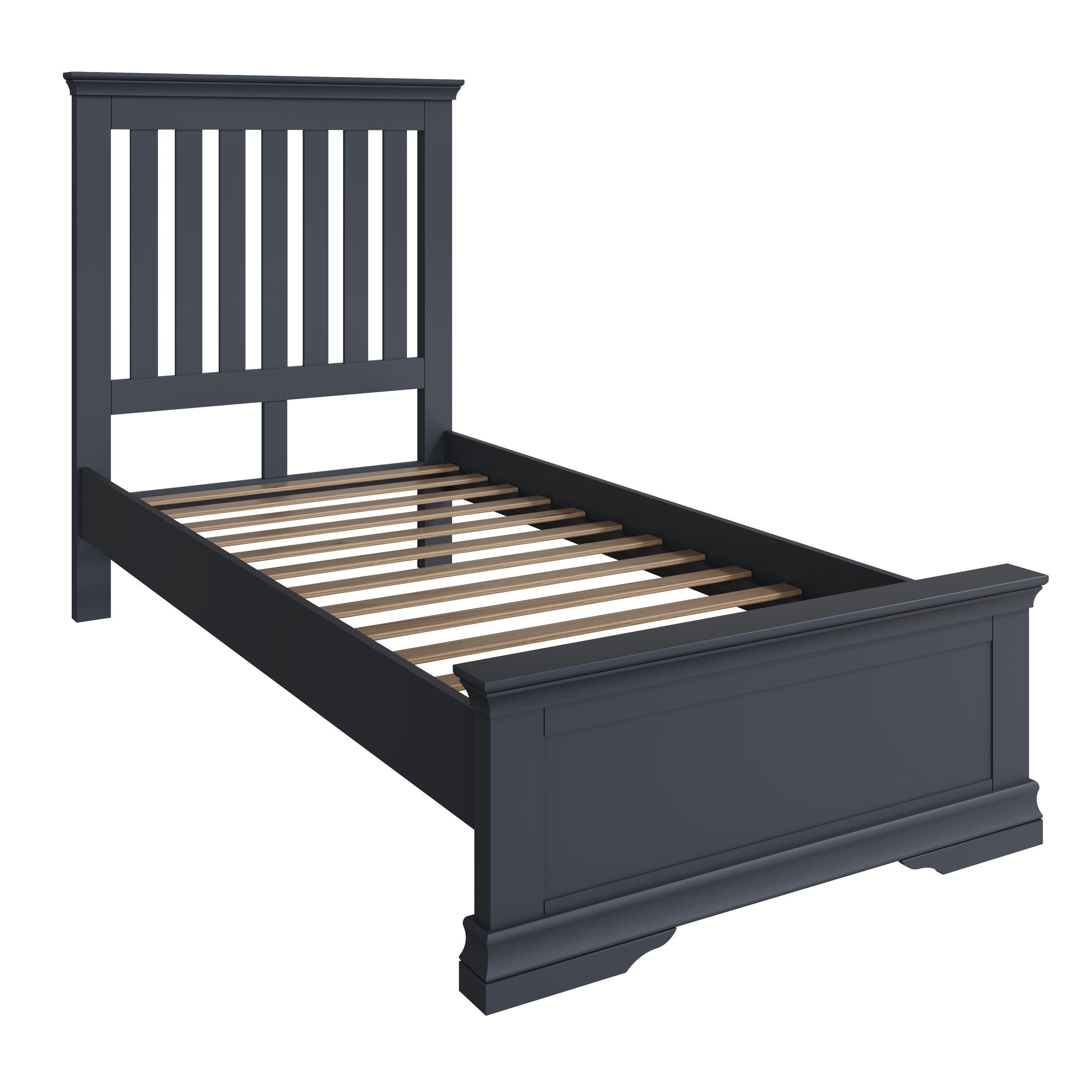 Eden Bed - Midnight Grey - BedHut